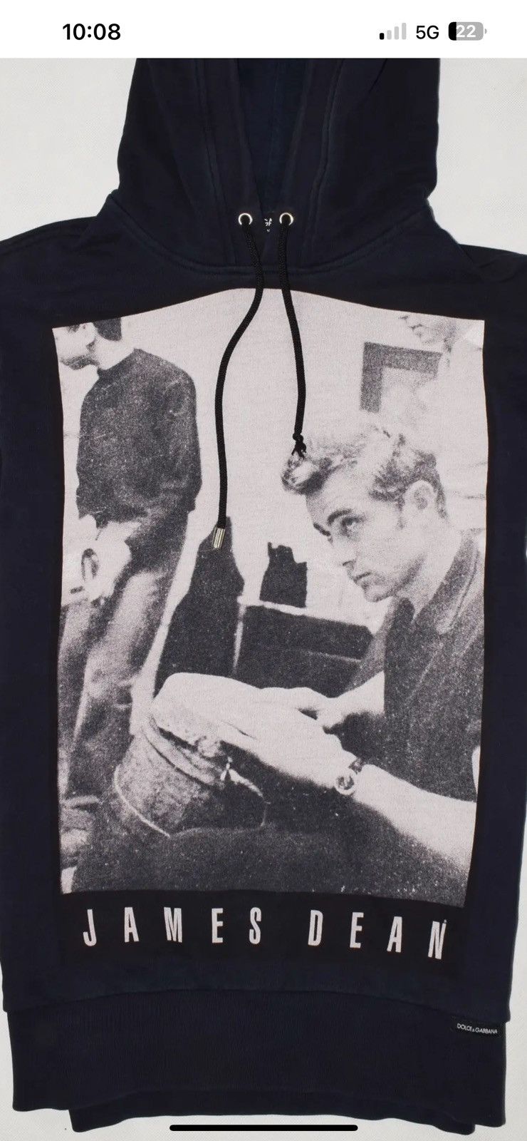 Designer × Dolce & Gabbana VINTAGE DOLCE & GABANNA JAMES DEAN HOODIE Size US L / EU 52-54 / 3 - 7 Thumbnail