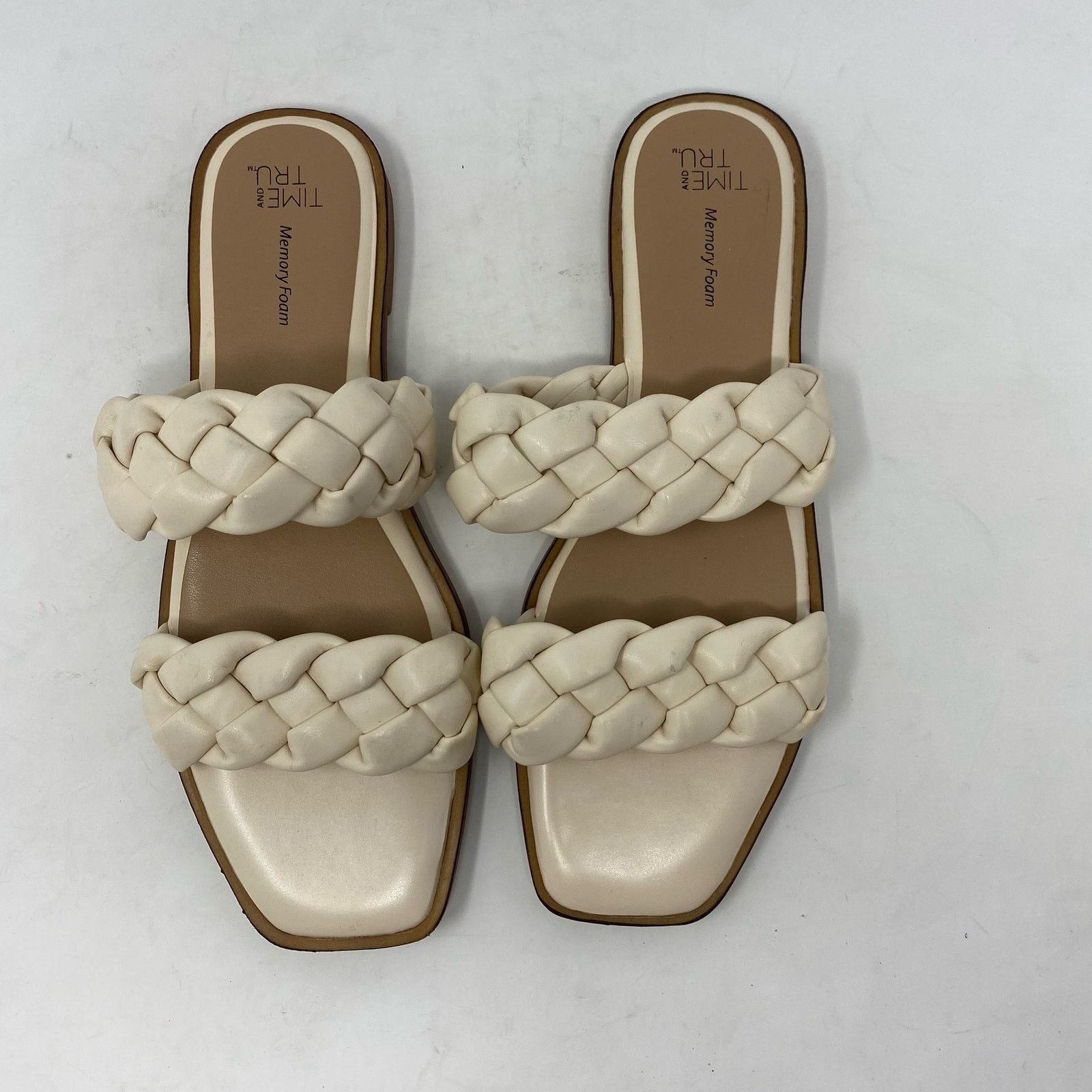 Other Time and Tru Braided Two Band Sandals Womens SIze 8 Size US 8 / IT 38 - 4 Thumbnail