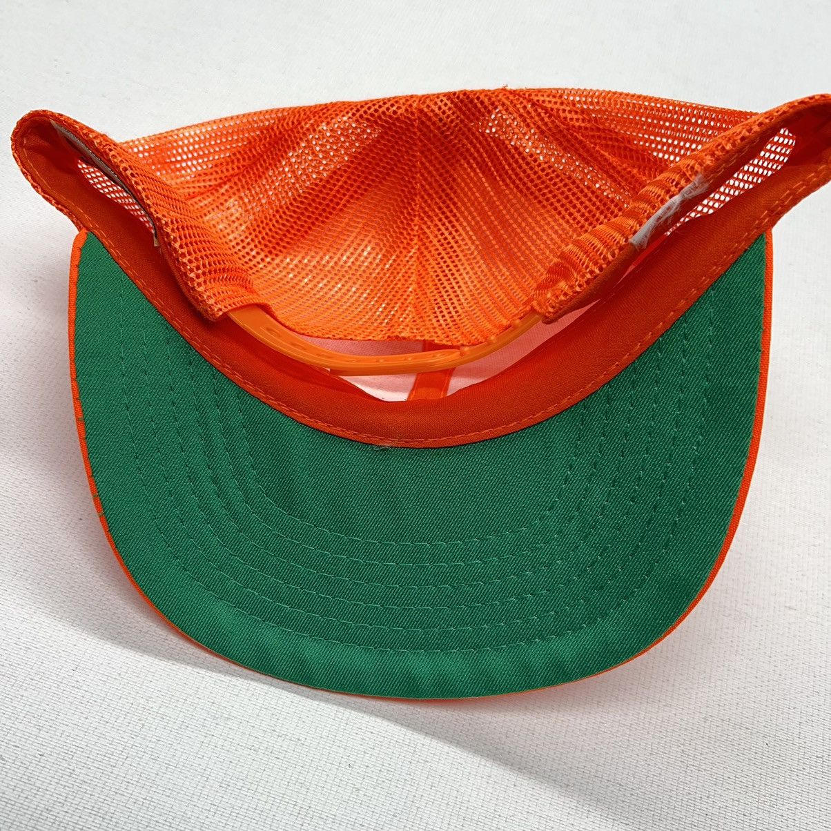 Vintage VTG Duck Bay Hat Cap Orange Trucker Hunting Outdoor Blaze Size ONE SIZE - 10 Thumbnail