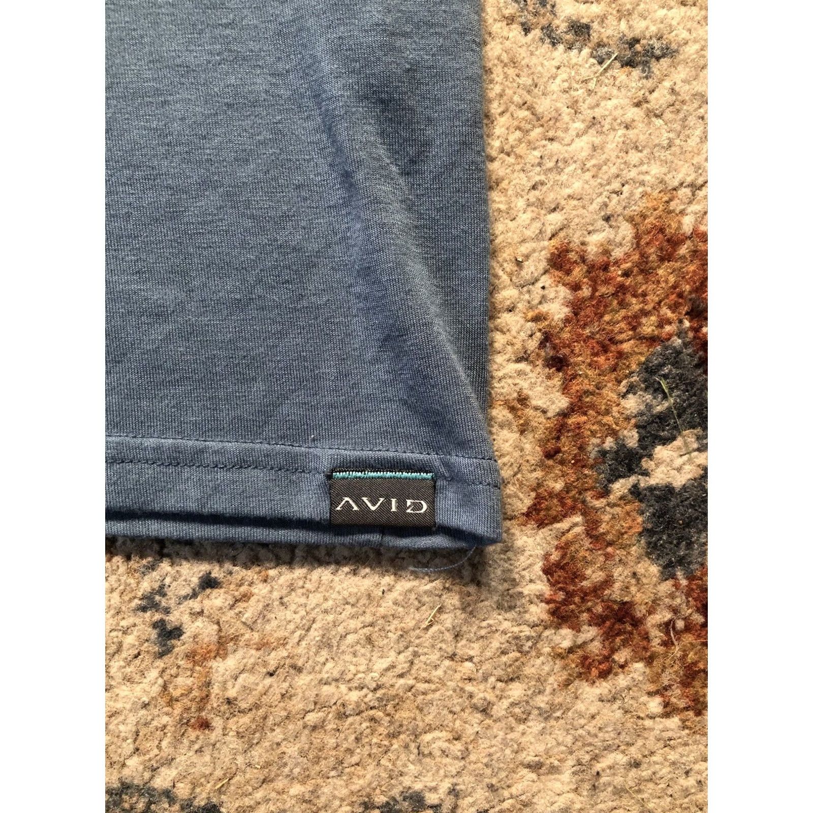 Vintage AVID T Shirt Mens XL Blue Logo Fishing Outdoors Size US XL / EU 56 / 4 - 6 Thumbnail