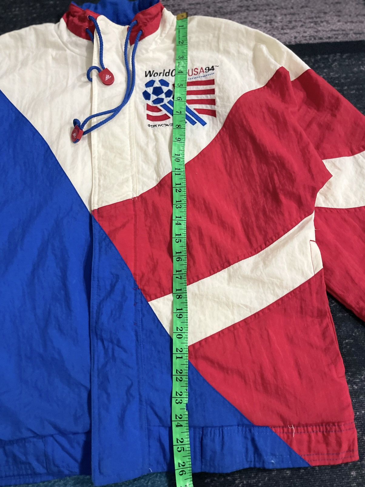 Vintage Vintage Apex One World Cup USA 1994 Football Jacket Size US L / EU 52-54 / 3 - 22 Thumbnail