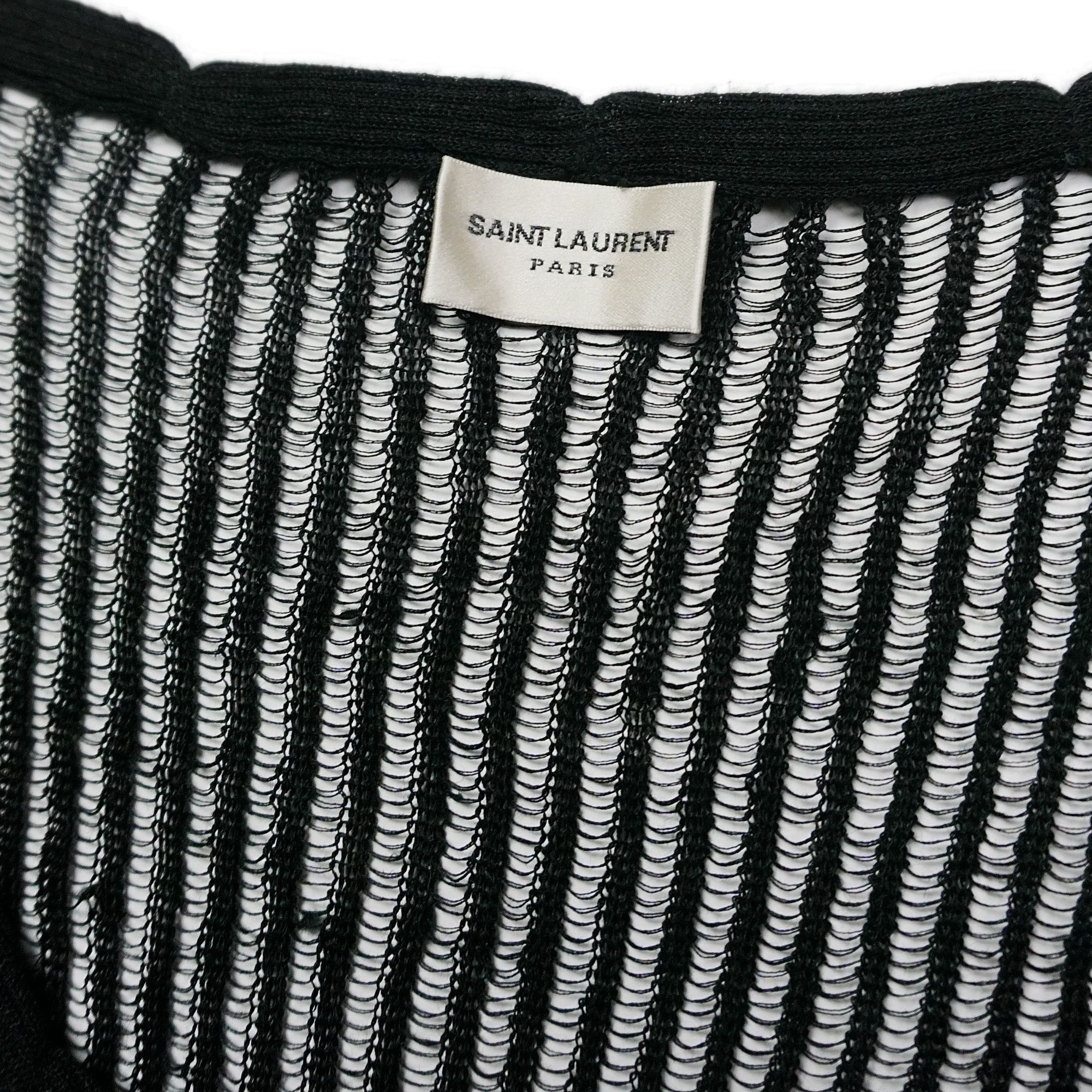 Saint Laurent Paris Saint Laurent Paris Semi Sheer Knit Tank Size US M / EU 48-50 / 2 - 2 Thumbnail