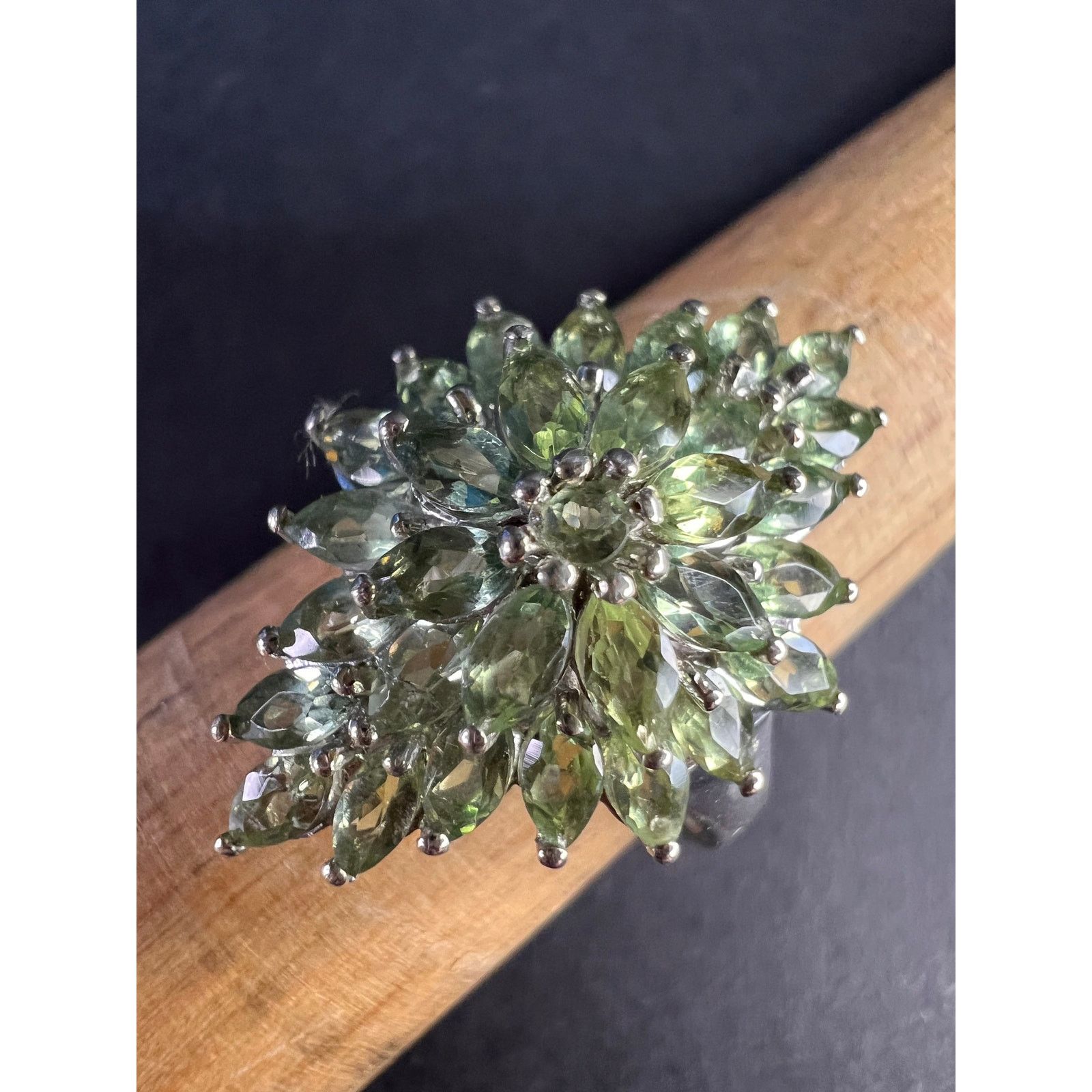 Other NEW Green apatite ring in sterling silver size 7 Size ONE SIZE - 25 Thumbnail