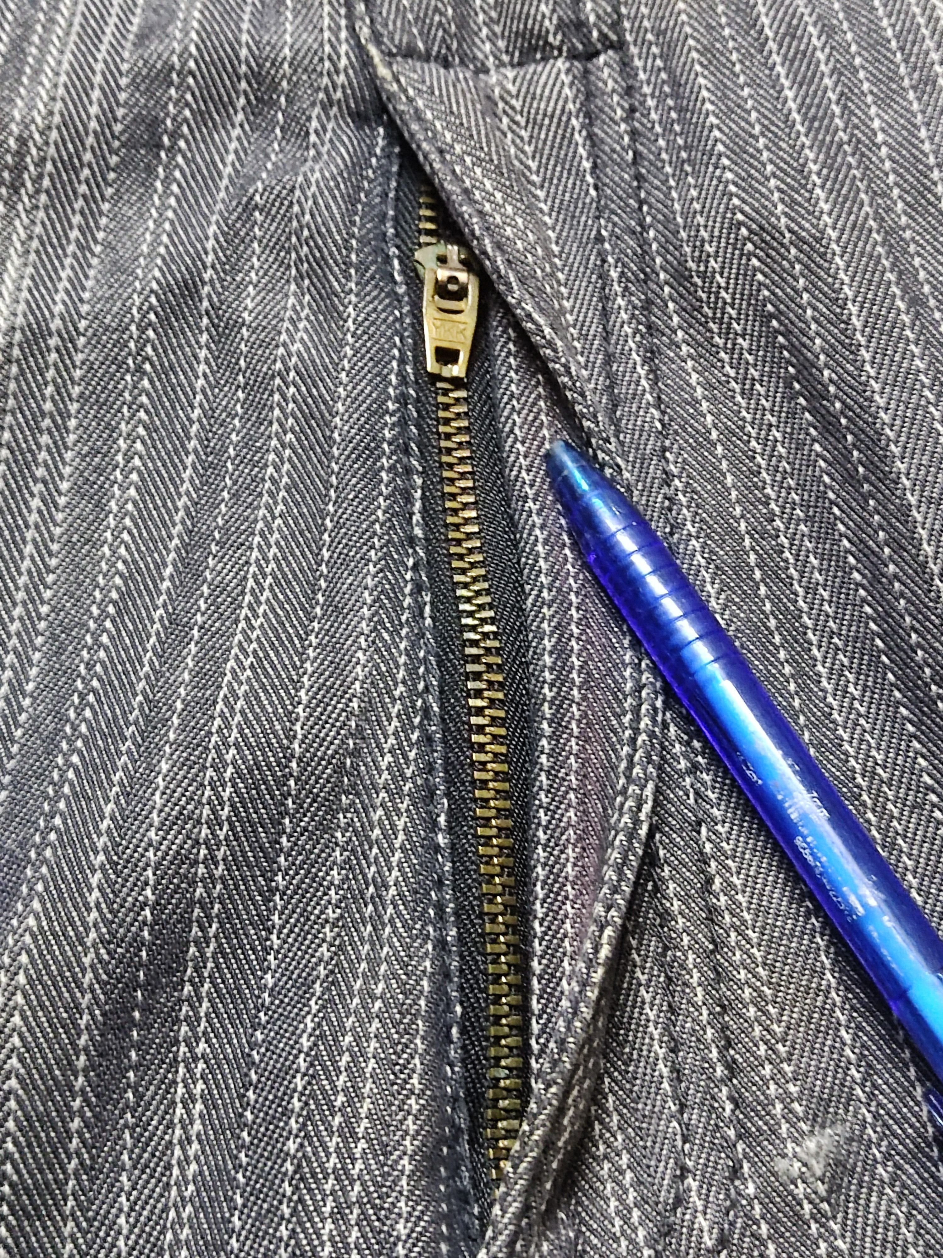 PPFM Vintage Rare PPFM Japanese Overall Denim Indigo Stripe Size US 34 / EU 50 - 9 Thumbnail