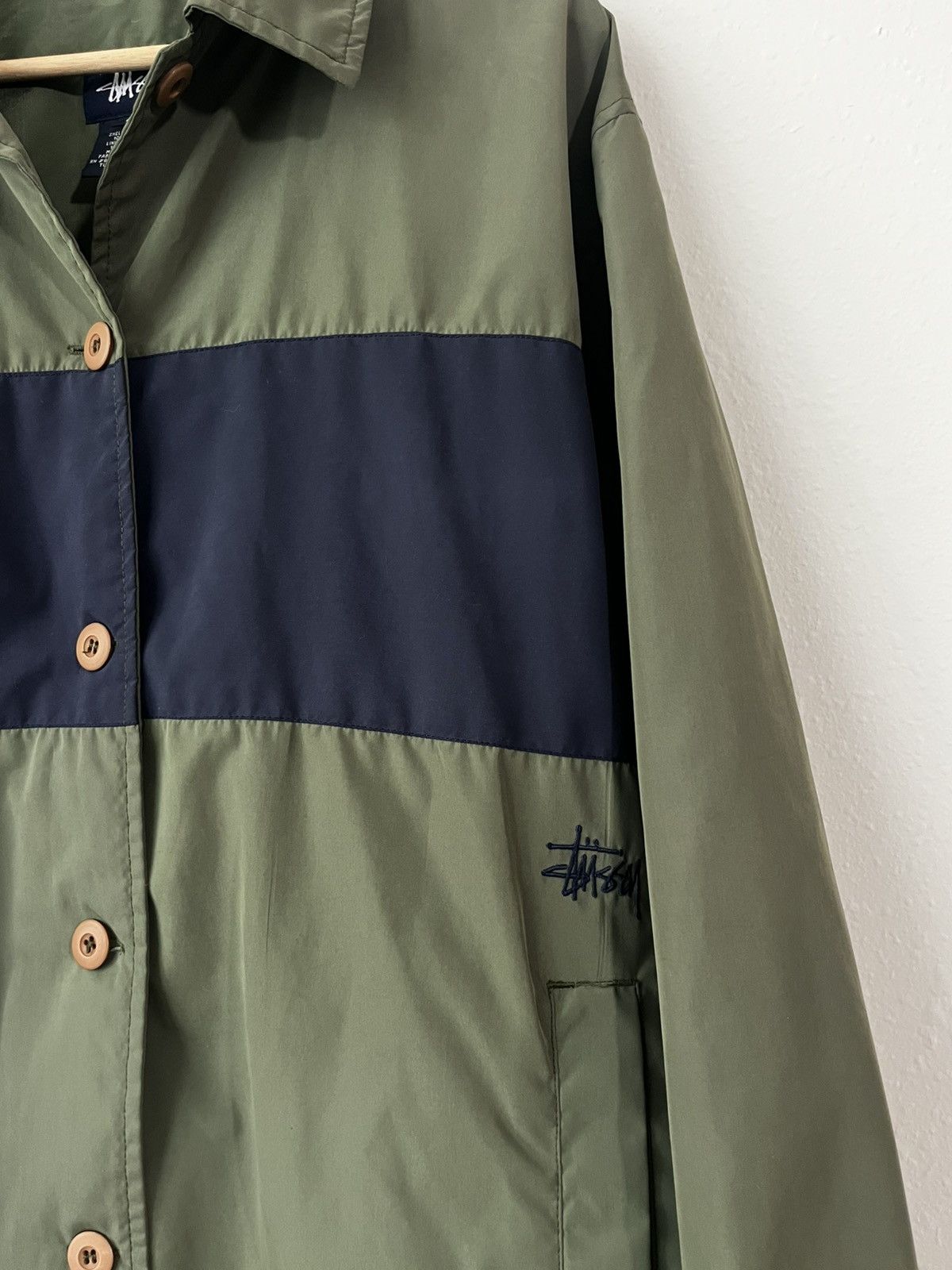 Stussy Vintage Stussy Button Down Jacket Size L Size US L / EU 52-54 / 3 - 3 Thumbnail