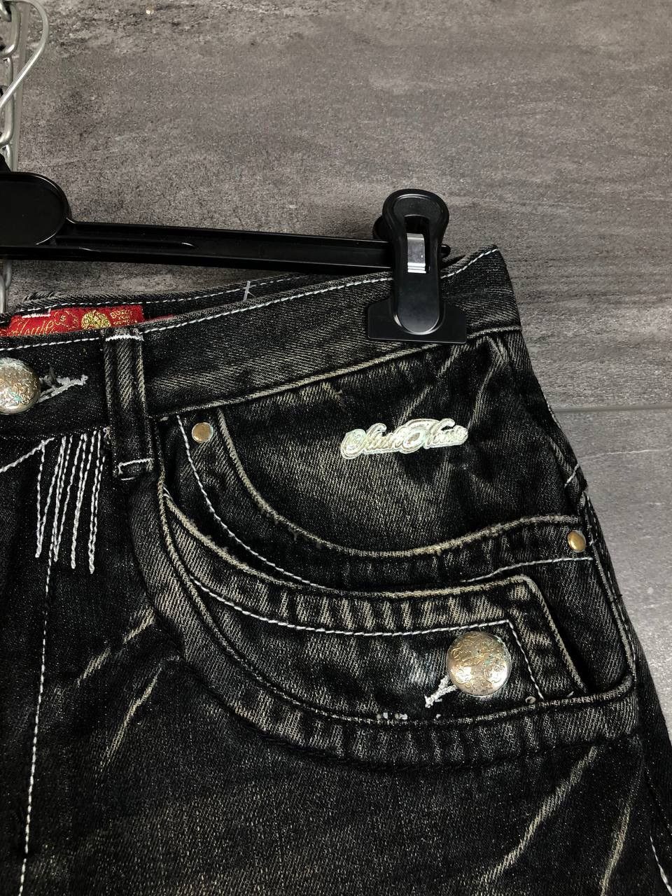 Japanese Brand Vintage Denim Jeans Japanese Crazy Distressed Faded Pants Size US 32 / EU 48 - 4 Thumbnail