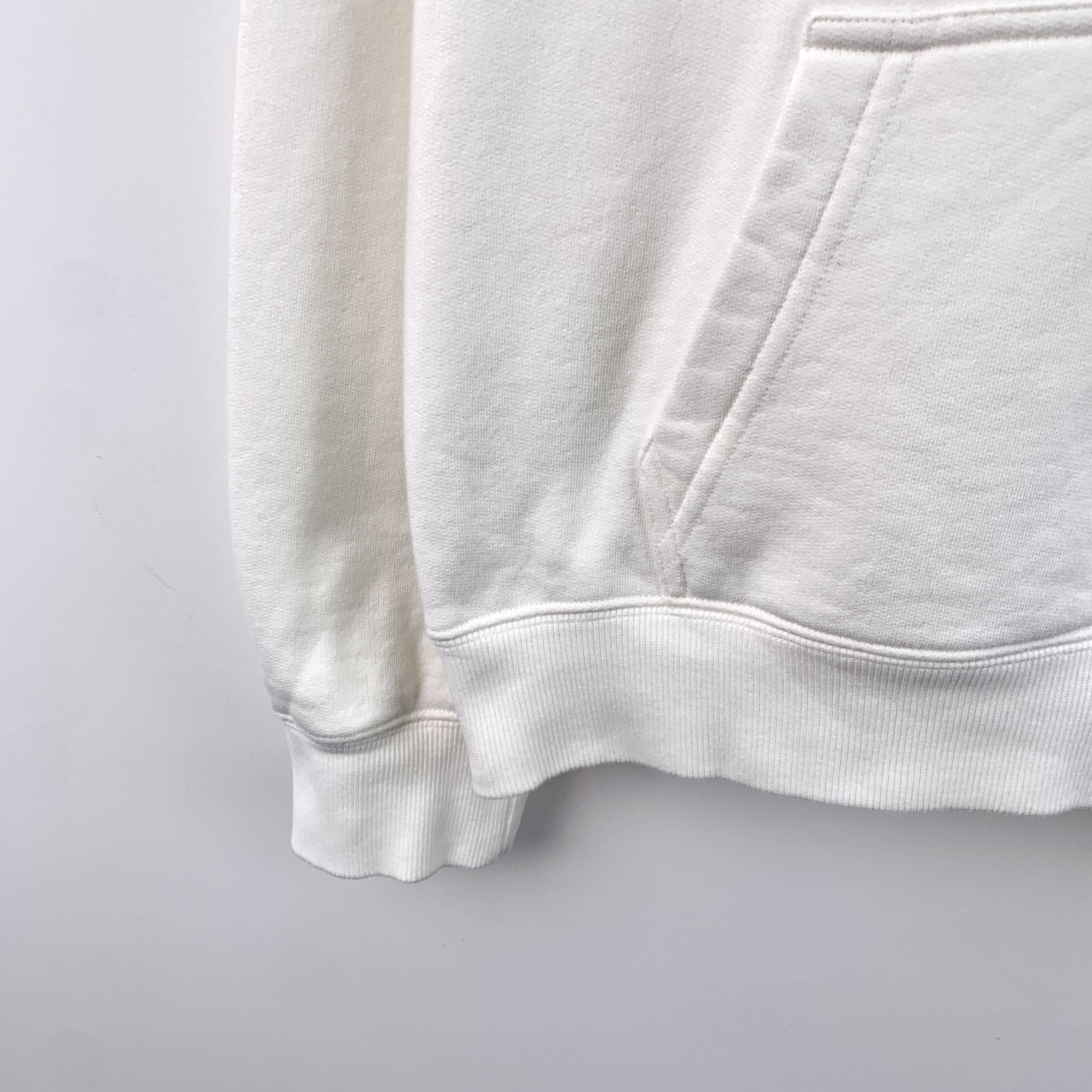 Dior Dior White Cotton Drawstring Hoodie with Logo (Size S) Size S / US 4 / IT 40 - 5 Thumbnail