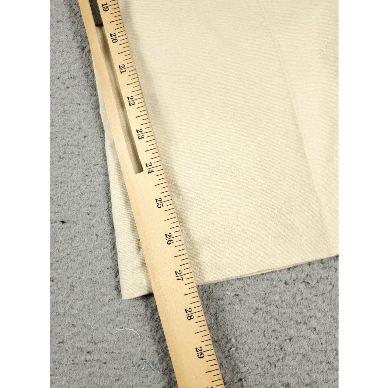 Tommy Hilfiger VINTAGE Tommy Hilfiger Pants Women's Flared Leg Chino Size 31 Ivory Cotton Blend Office Casual Size 24" / US 00 / IT 34 - 5 Thumbnail