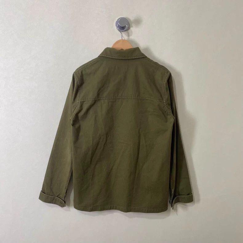 Saint Laurent Paris Saint Laurent ParisHeavy Industry Army Green Made Old Shir Size US S / EU 44-46 / 1 - 2 Thumbnail