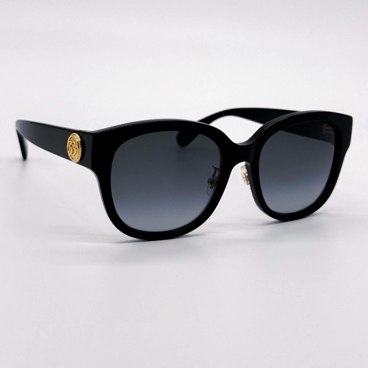 Gucci NEW GUCCI GG1409SK 001 ROUND BLACK GREY WOMEN SUNGLASSES Size ONE SIZE - 6 Thumbnail