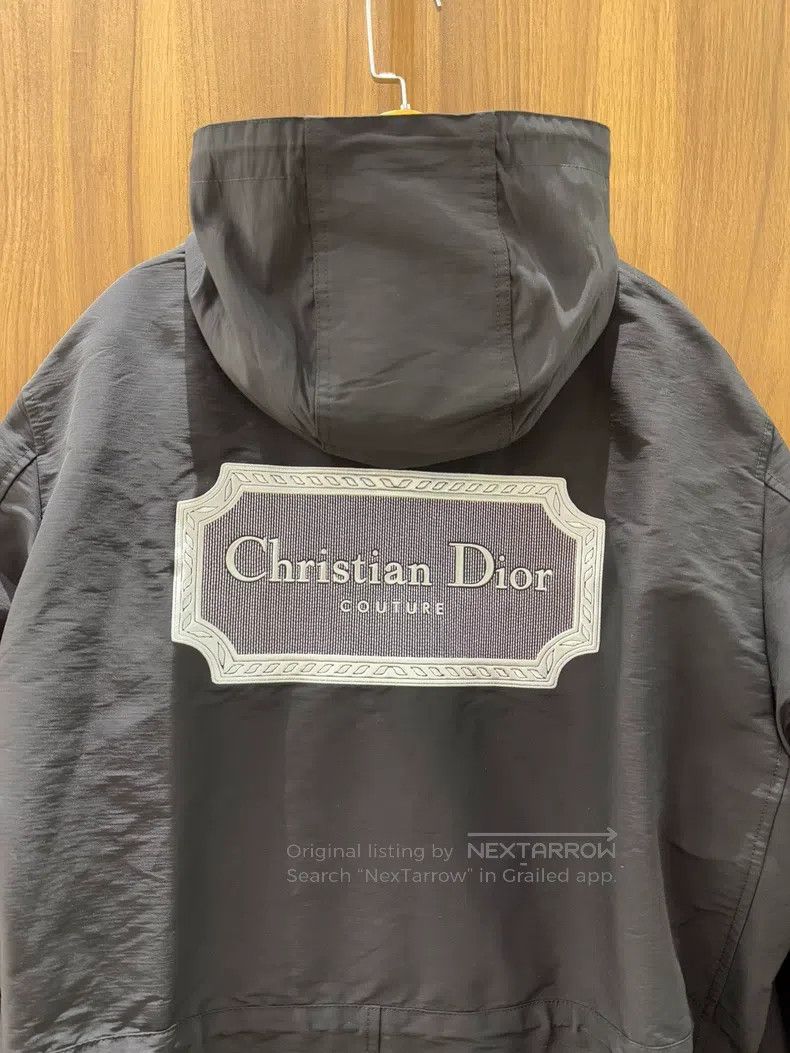 Dior Dior Back letter large logo hooded coat Size US L / EU 52-54 / 3 - 4 Thumbnail