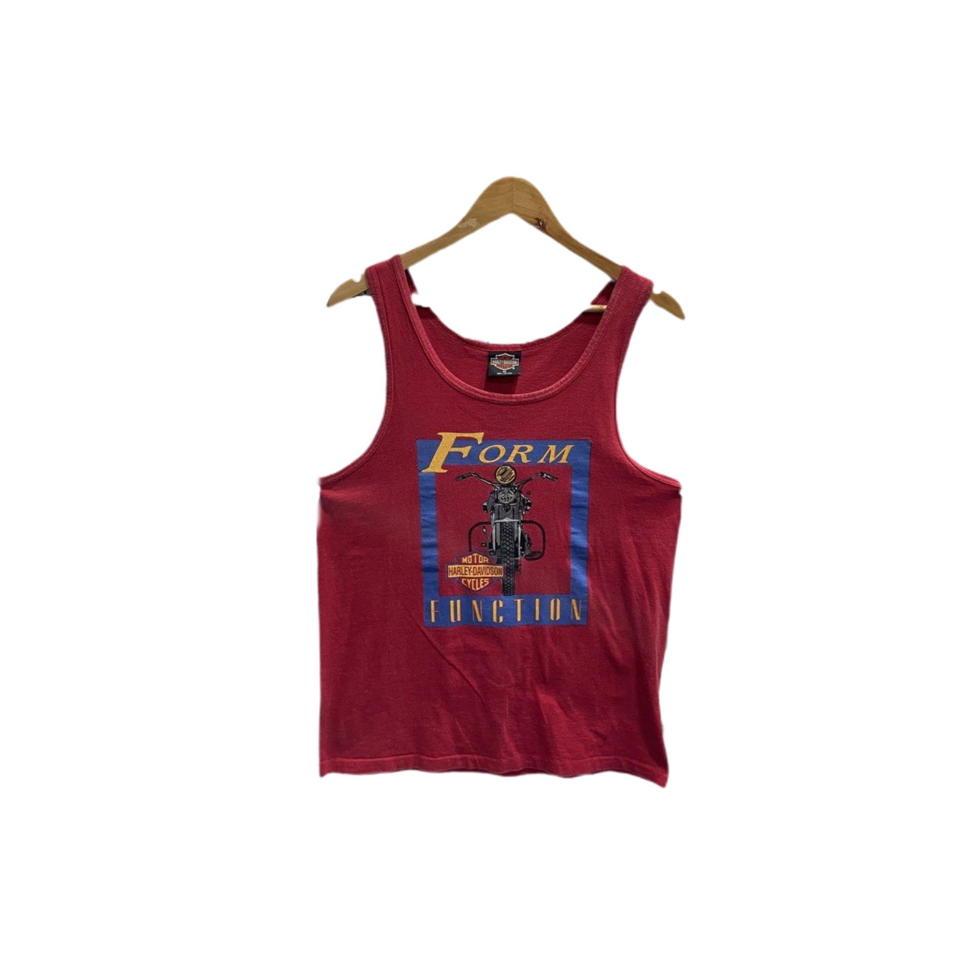 Harley Davidson Vintage 90s Harley Davidson Form Function Sleeveless Size US M / EU 48-50 / 2 - 1 Thumbnail