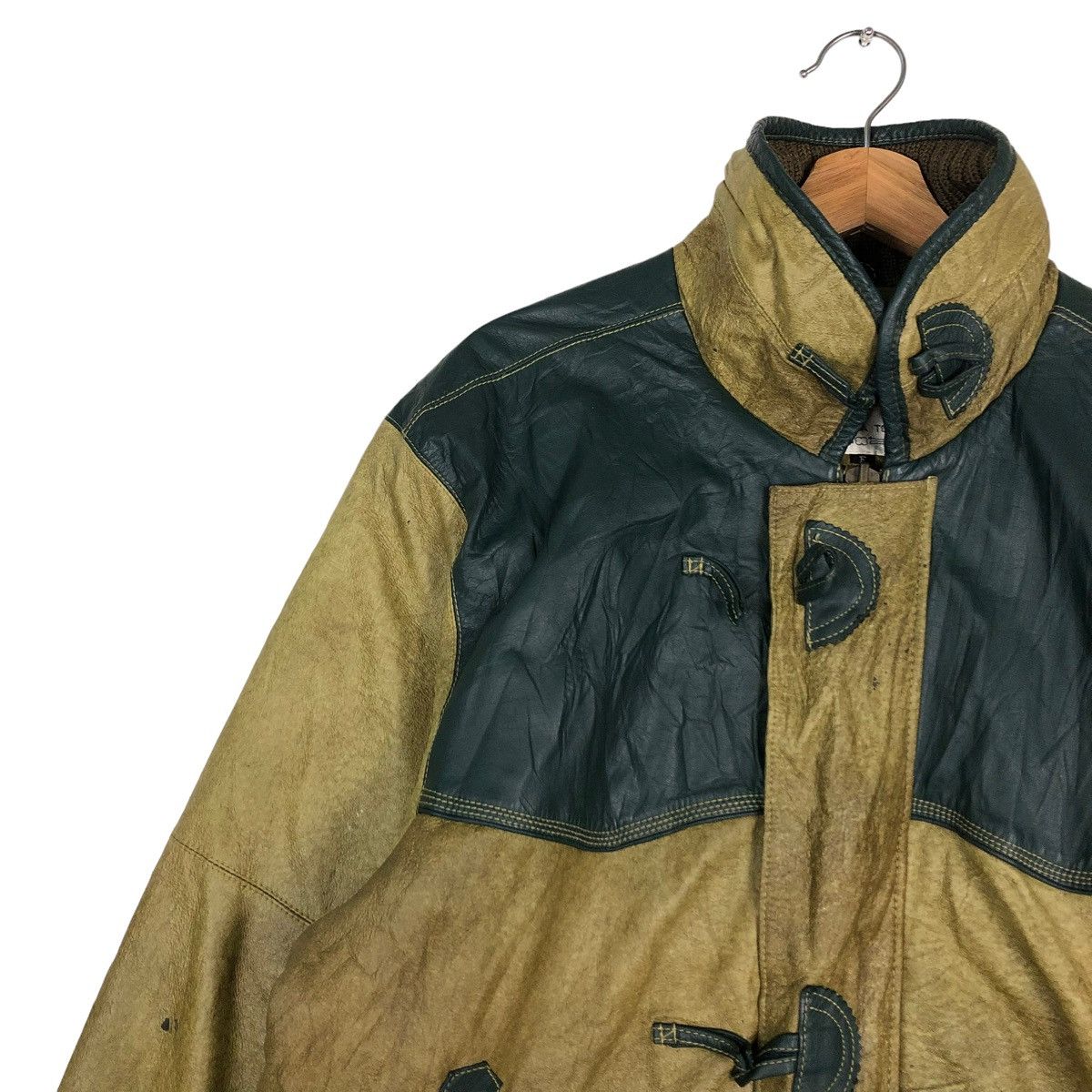 Japanese Brand 🔥VTG SHEEPSKIN LEATHER JACKET CION GINZA TOKYO ISSEY MIYAKE Size US M / EU 48-50 / 2 - 4 Thumbnail
