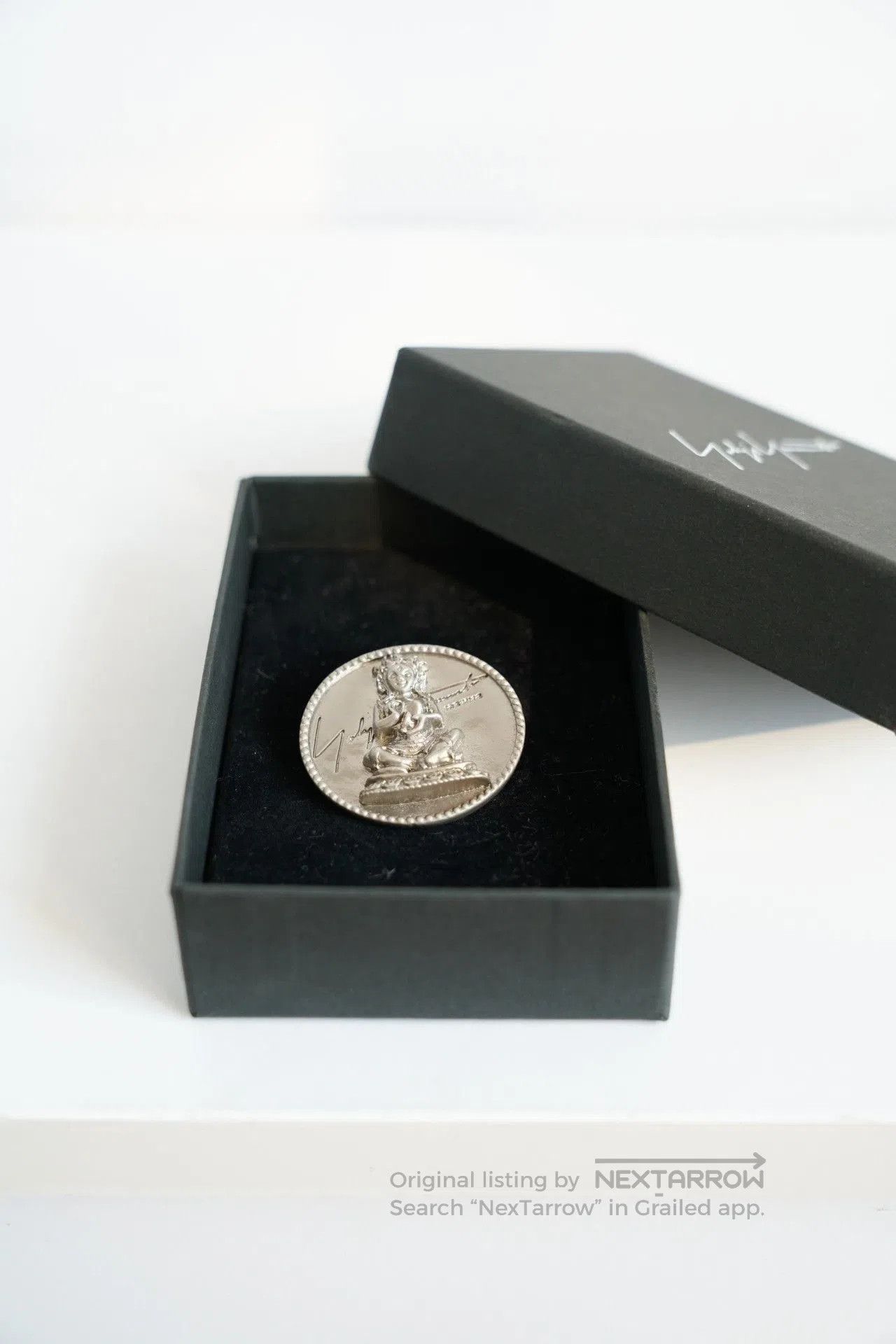 Yohji Yamamoto Buddha Statue Brooch.