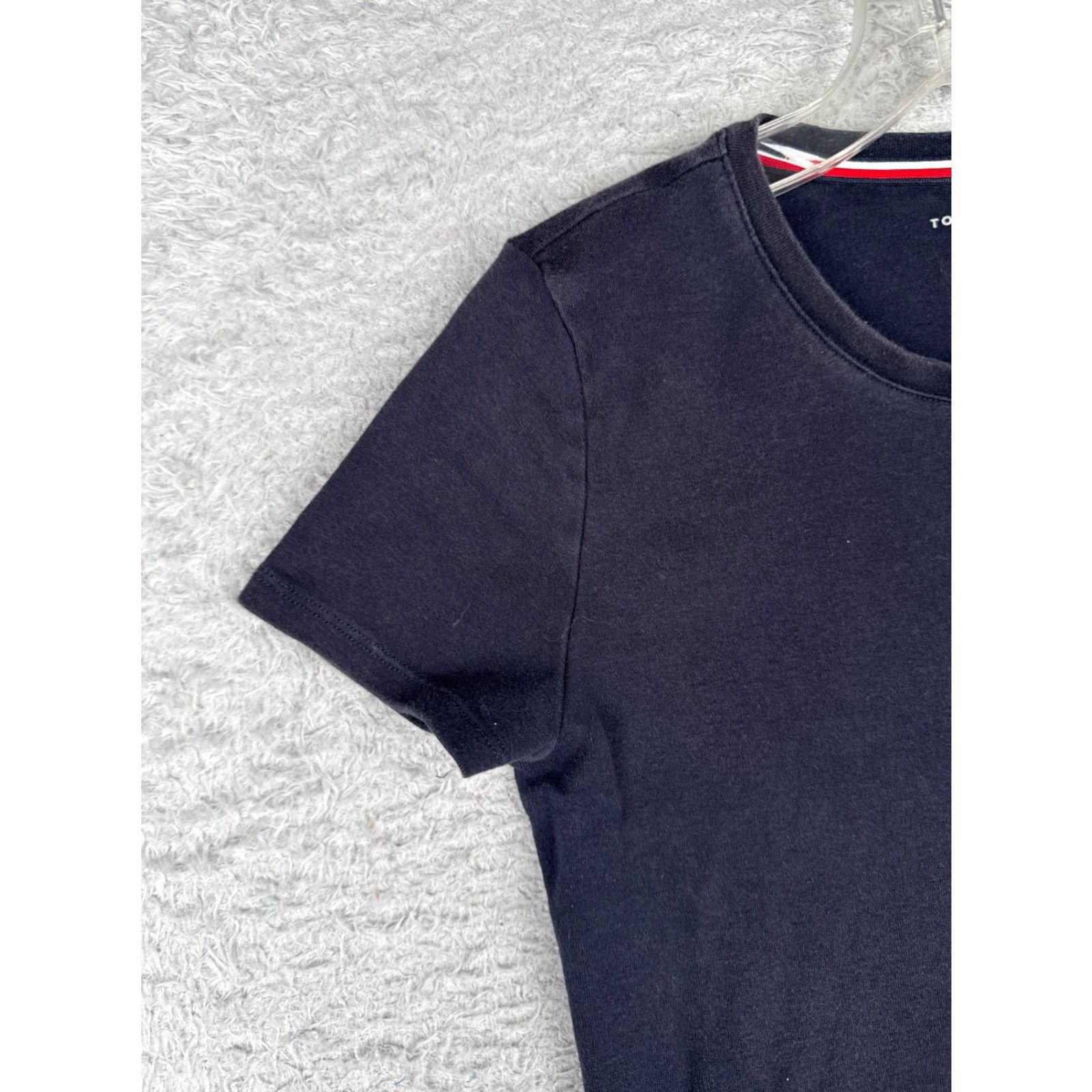 Tommy Hilfiger Tommy Hilfiger Shirt Womens Large Blue Crew Neck Short Sleeve 100% Cotton Logo Casual Sports Size L / US 10 / IT 46 - 3 Thumbnail
