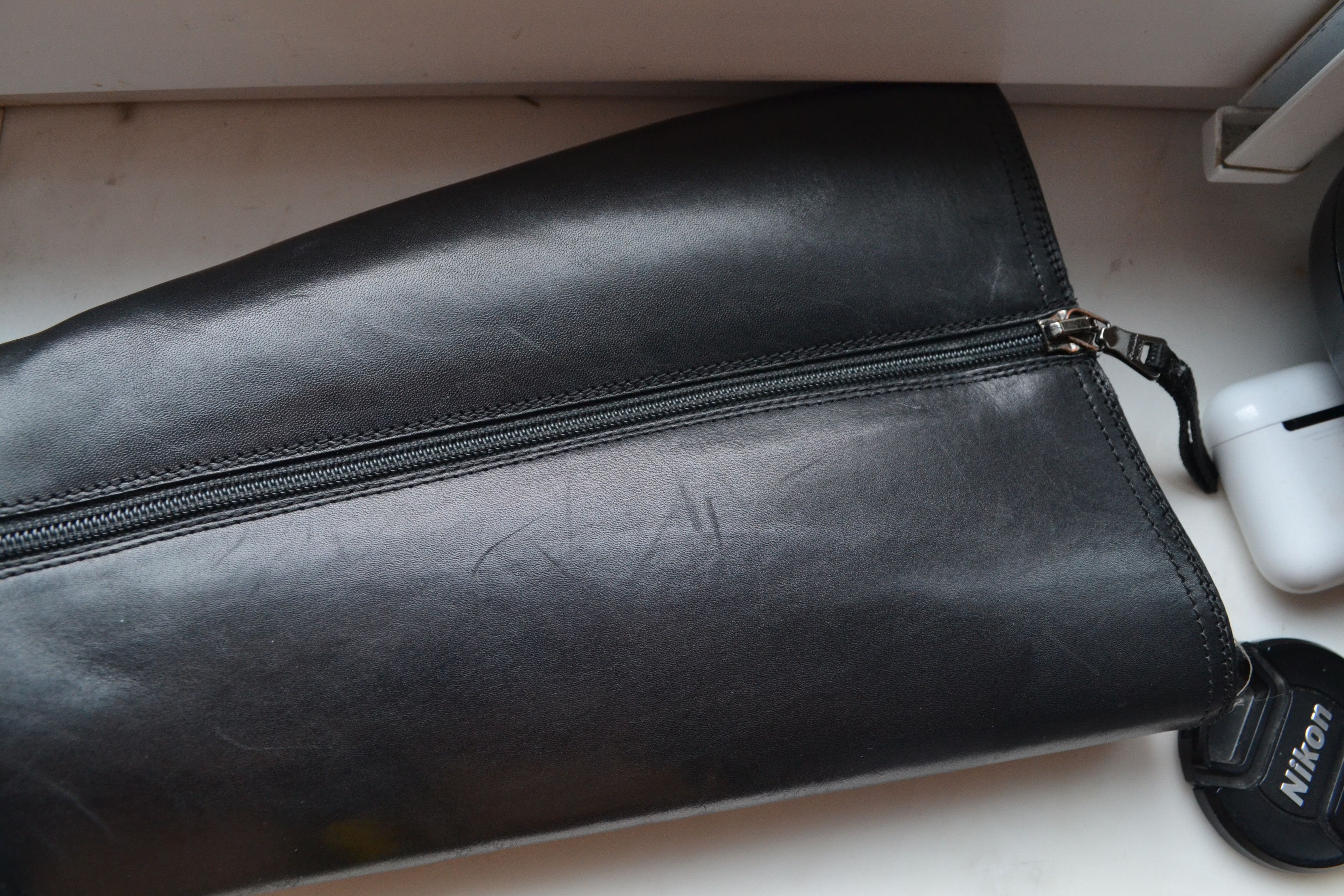 Prada PRADA Boots Logo Belt Biker Moto Zip Tall Shoes Black Size US 7 / IT 37 - 14 Thumbnail