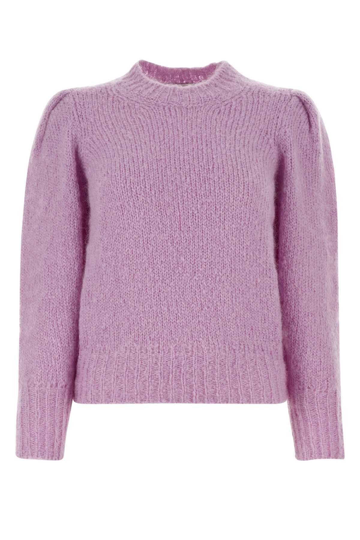 image of Isabel Marant Lilac Mohair Blend Emma Sweater in Purple, Women's (Size Small)