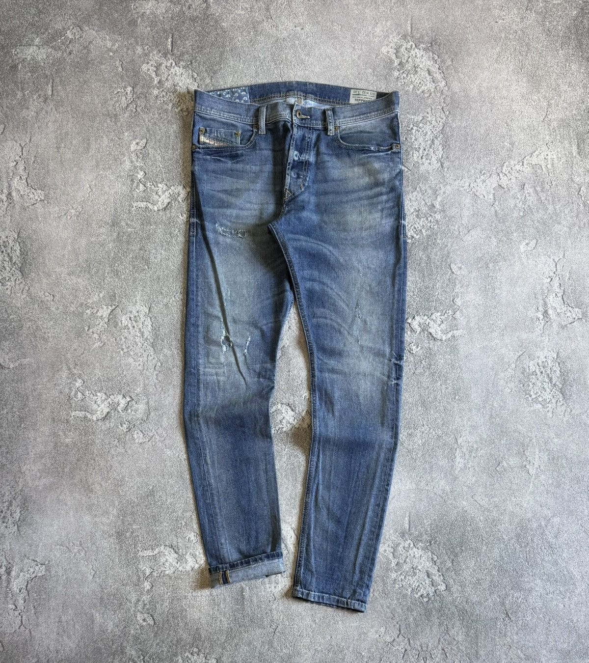 Diesel Diesel 32/32 tepphar slim carrot denim pants jeans trousers Size US 32 / EU 48 - 7 Thumbnail