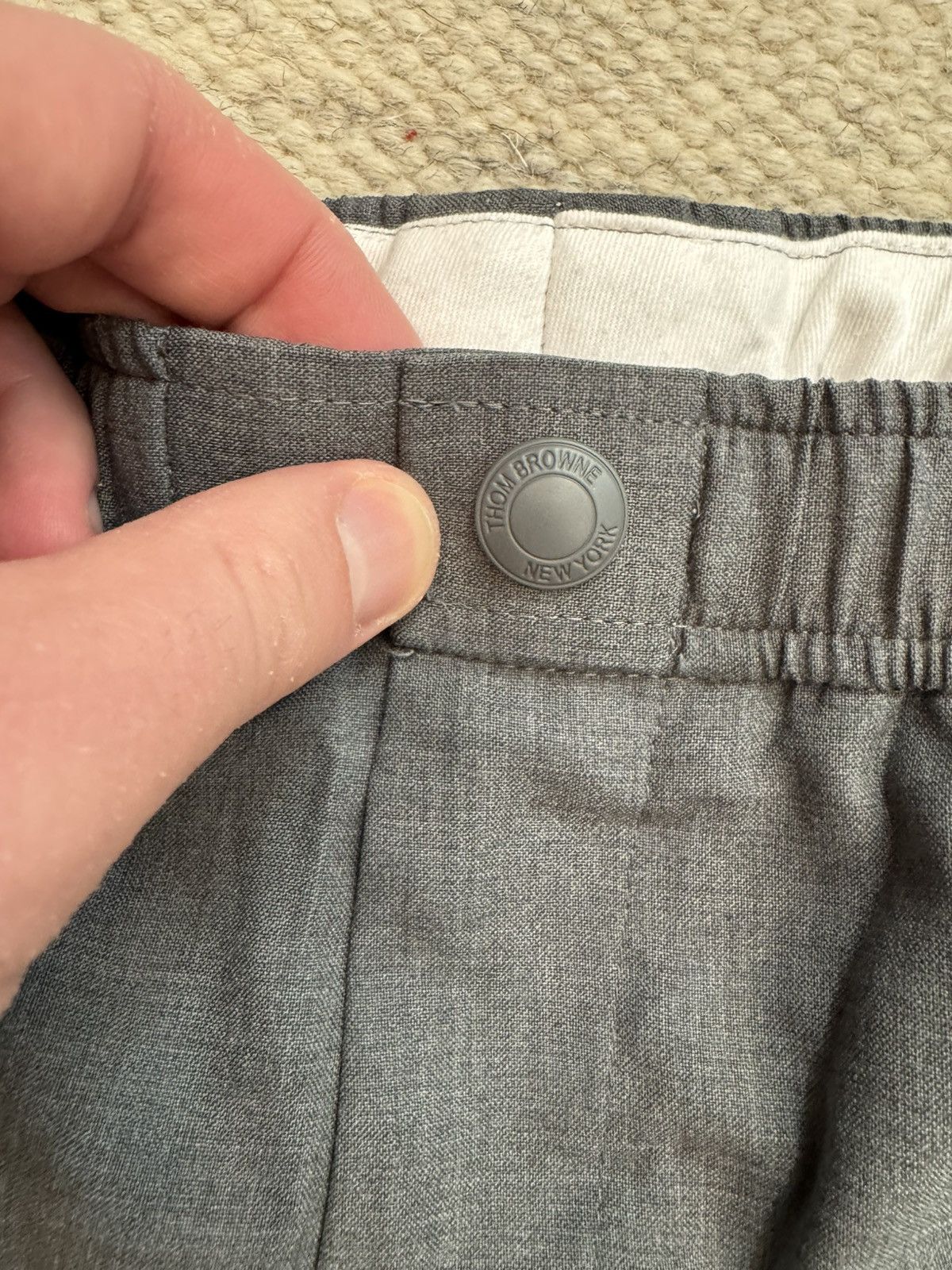 Thom Browne Thom Browne Wool Pants Elasticated Waist with Bar Stripes Size US 36 / EU 52 - 5 Thumbnail