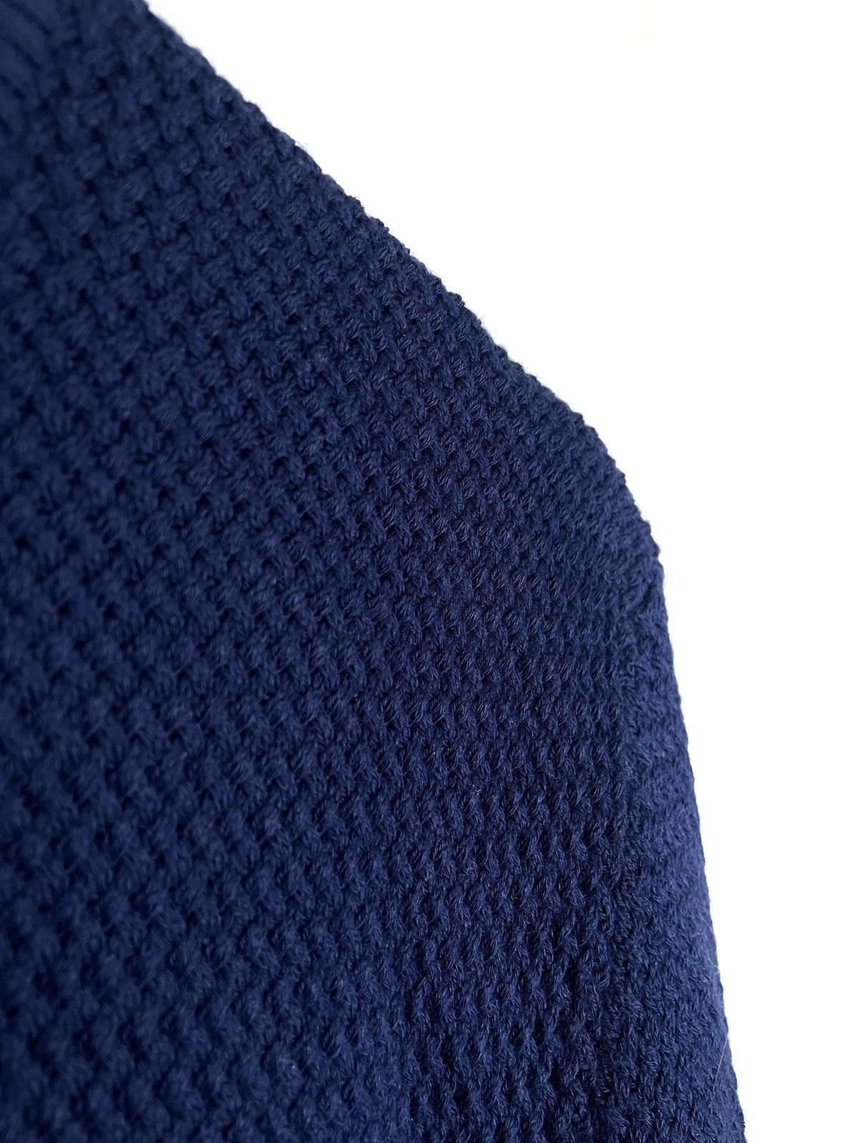 Alfred Dunhill Dunhill Blue Luxury Zip Cotton Sweater Size XL Made In Italy Size US XL / EU 56 / 4 - 6 Thumbnail