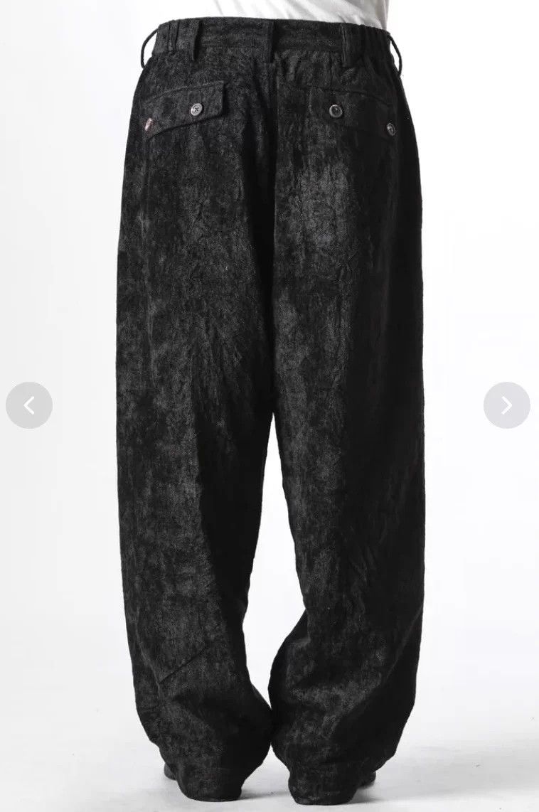 Ziggy Chen Ziggy Chen 24aw Men's Black Velvet Pants 48 Size US 32 / EU 48 - 3 Thumbnail