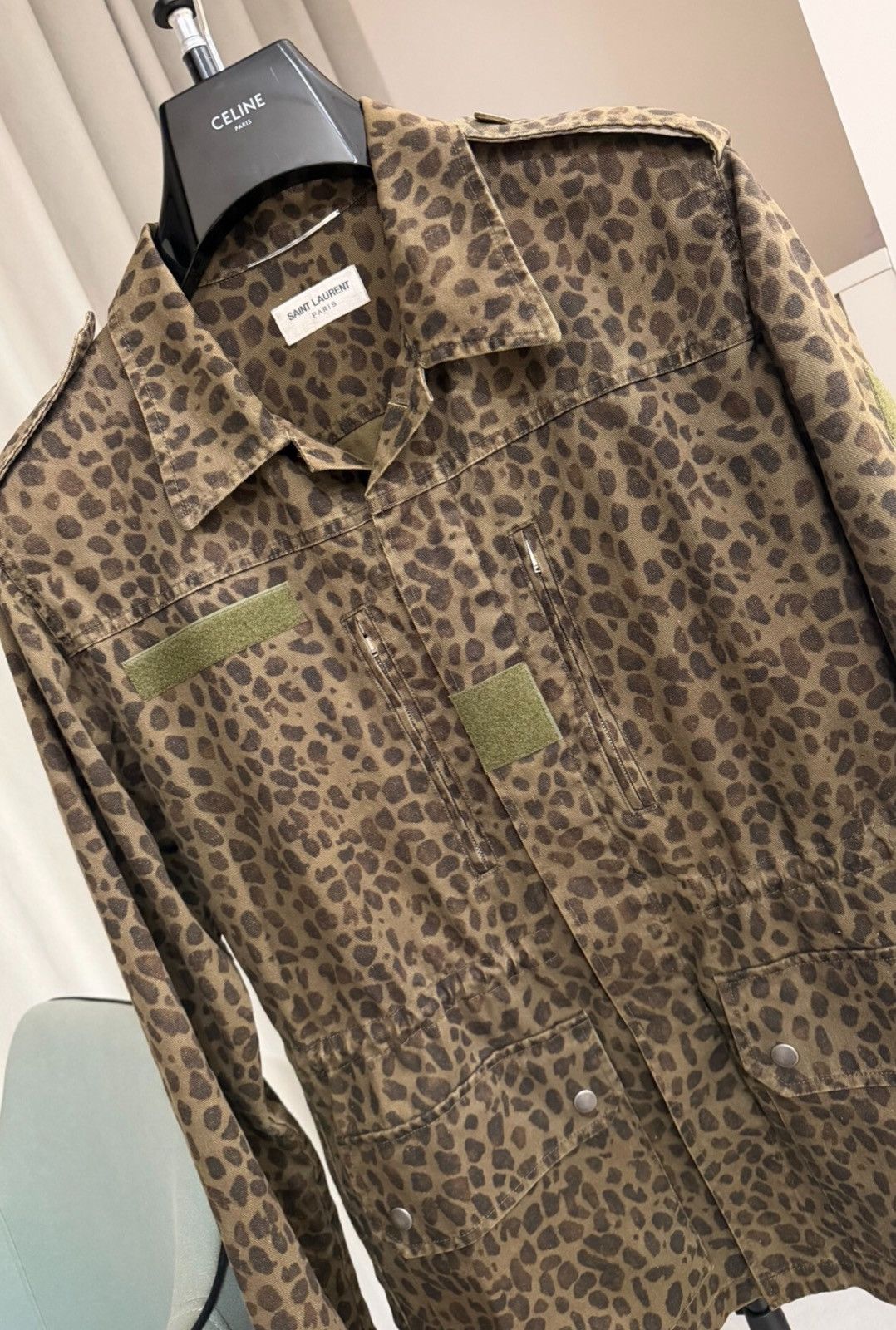 Saint Laurent Paris Saint Laurent 2018FW Leopard Jacket Size US M / EU 48-50 / 2 - 2 Thumbnail