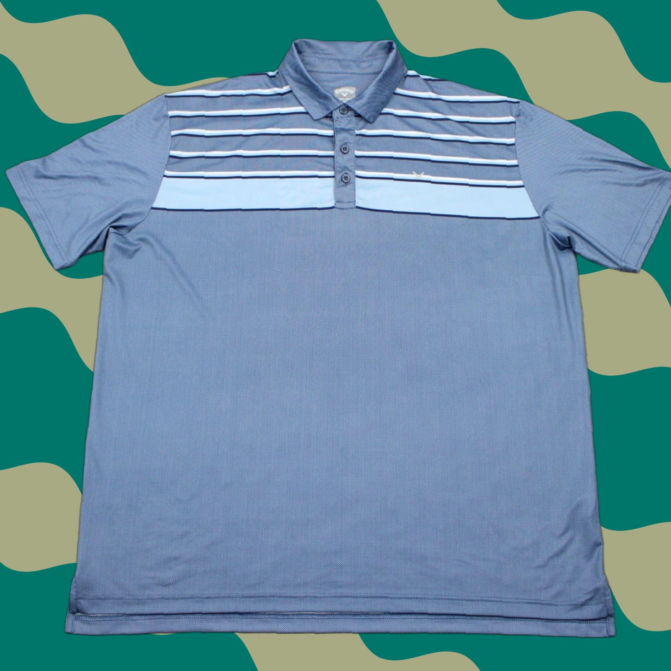 Callaway Callaway Polo Shirt Mens 2XL Blue Opti-Dri Golf Polyester S/S Pullover Stretch Polo Size US XXL / EU 58 / 5 - 1 Thumbnail