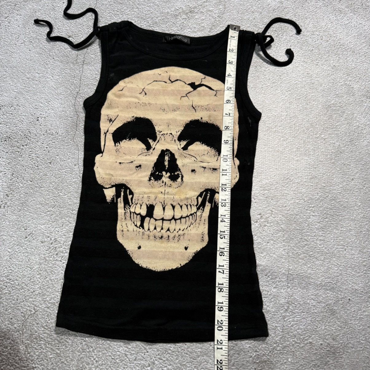 Hysteric Glamour Hysteric Glamour Big Skull Tank Tops Size S / US 4 / IT 40 - 9 Thumbnail