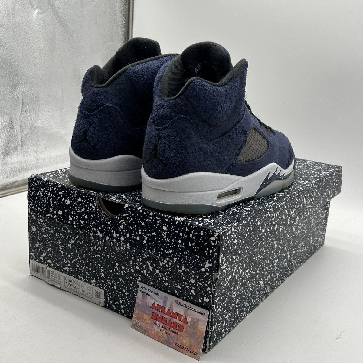 Jordan Brand Air Jordan 5 midnight navy Size US 10.5 / EU 43-44 - 5 Thumbnail