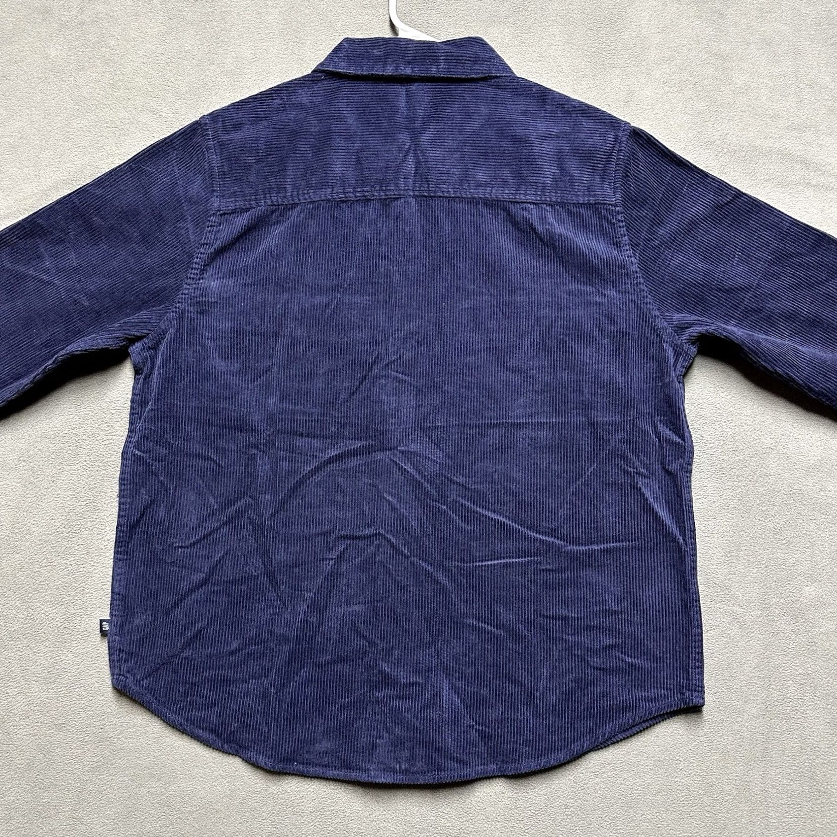 Gap GAP Shirt Mens Medium Eclipse Blue Corduroy Button Up Long Sleeve Size US M / EU 48-50 / 2 - 2 Thumbnail
