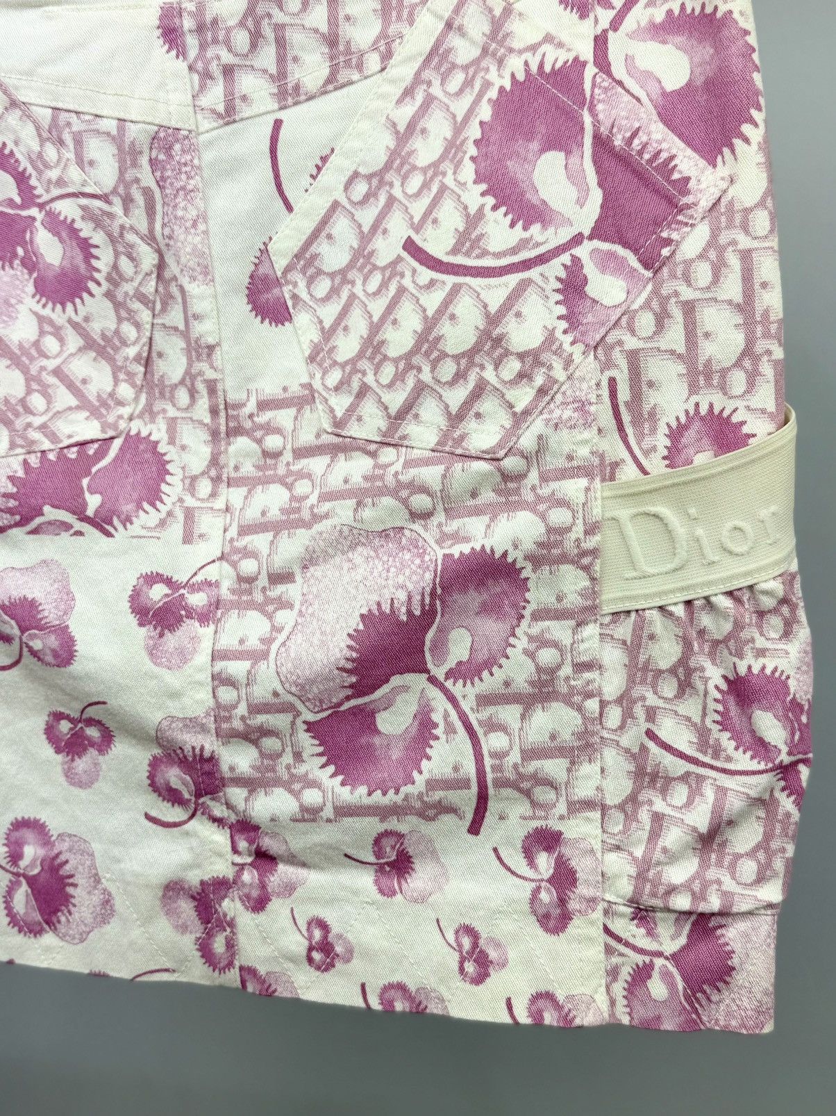 Dior Dior - John Galliano - Ad Campaign - Cherry Blossom - Skirt Size 26" / US 2 / IT 38 - 12 Thumbnail