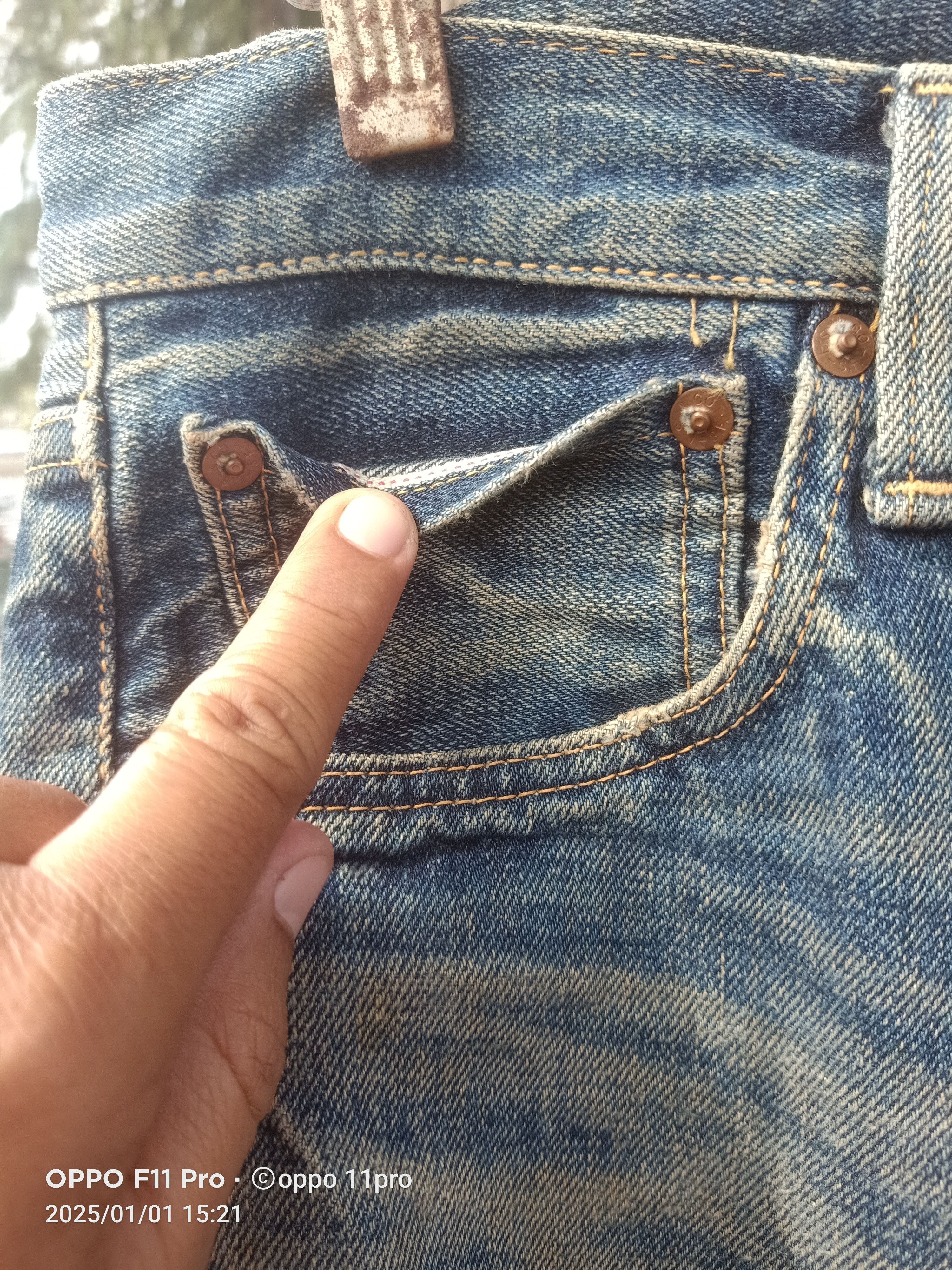Levi's × Levi's Vintage Clothing Vintage Levi's Big E 47501 Denim Selvedge Size US 31 - 7 Thumbnail