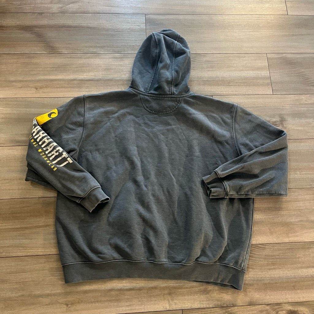 Carhartt Carhartt Grey Athletic Casual Pullover Hoodie Men 2XL Size US M / EU 48-50 / 2 - 4 Thumbnail