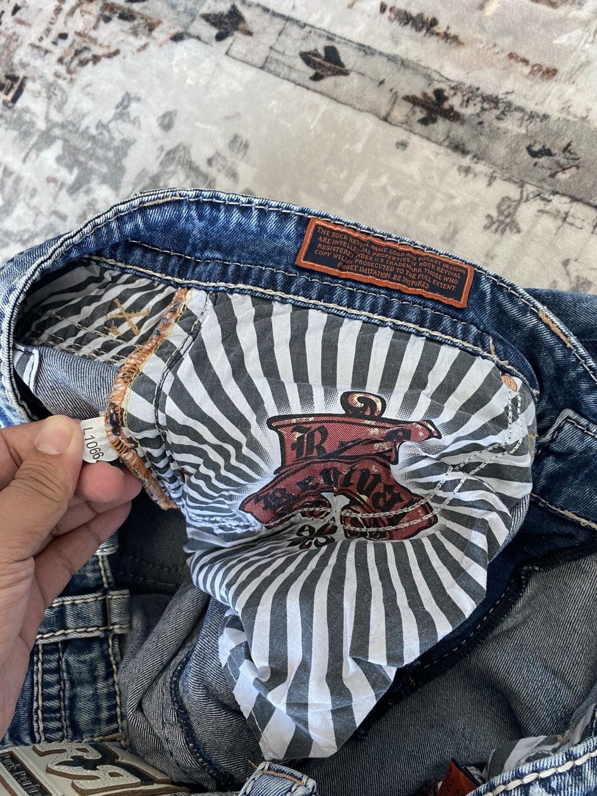 Rock Revival Rock Revival Custom Paint Jeans Y2K Size US 38 / EU 54 - 8 Thumbnail