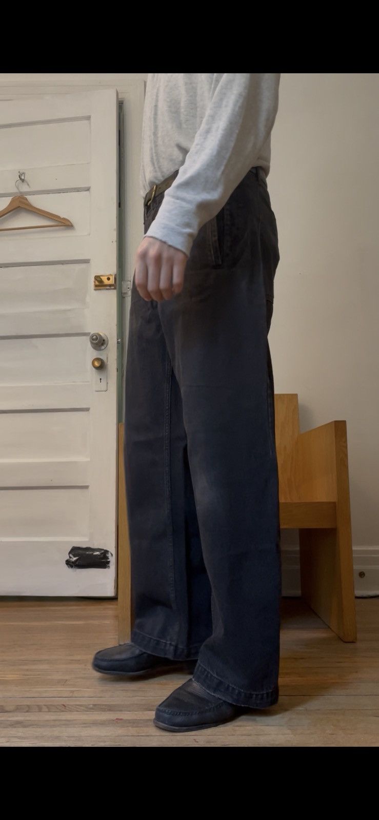 Solid Homme black barrel leg jean Size US 34 / EU 50 - 7 Thumbnail
