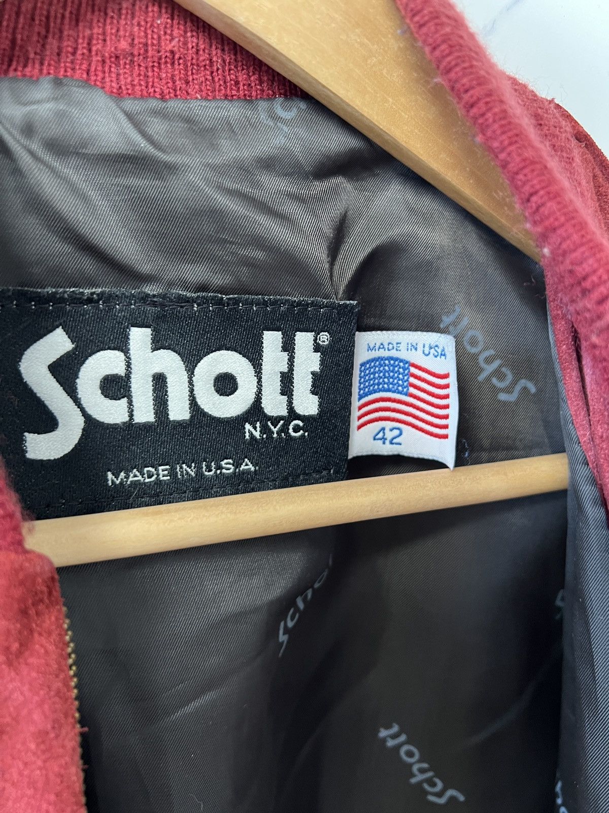 Schott schott nyc vintage bomber Size US L / EU 52-54 / 3 - 3 Thumbnail