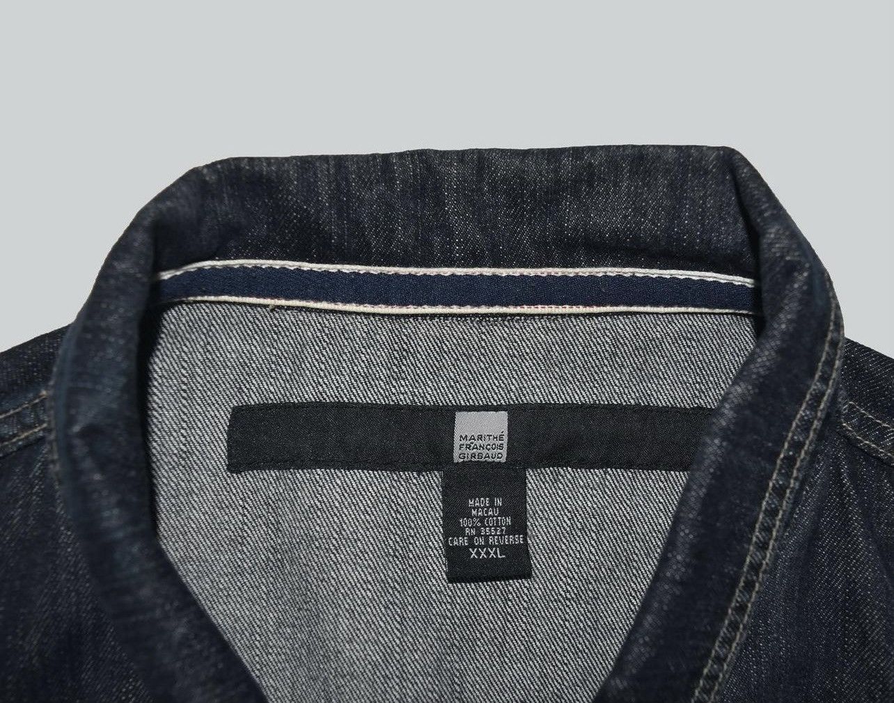 Marithe + Francois Girbaud Vintage Denim Boxy Trucker Jacket Size US XXL / EU 58 / 5 - 4 Thumbnail