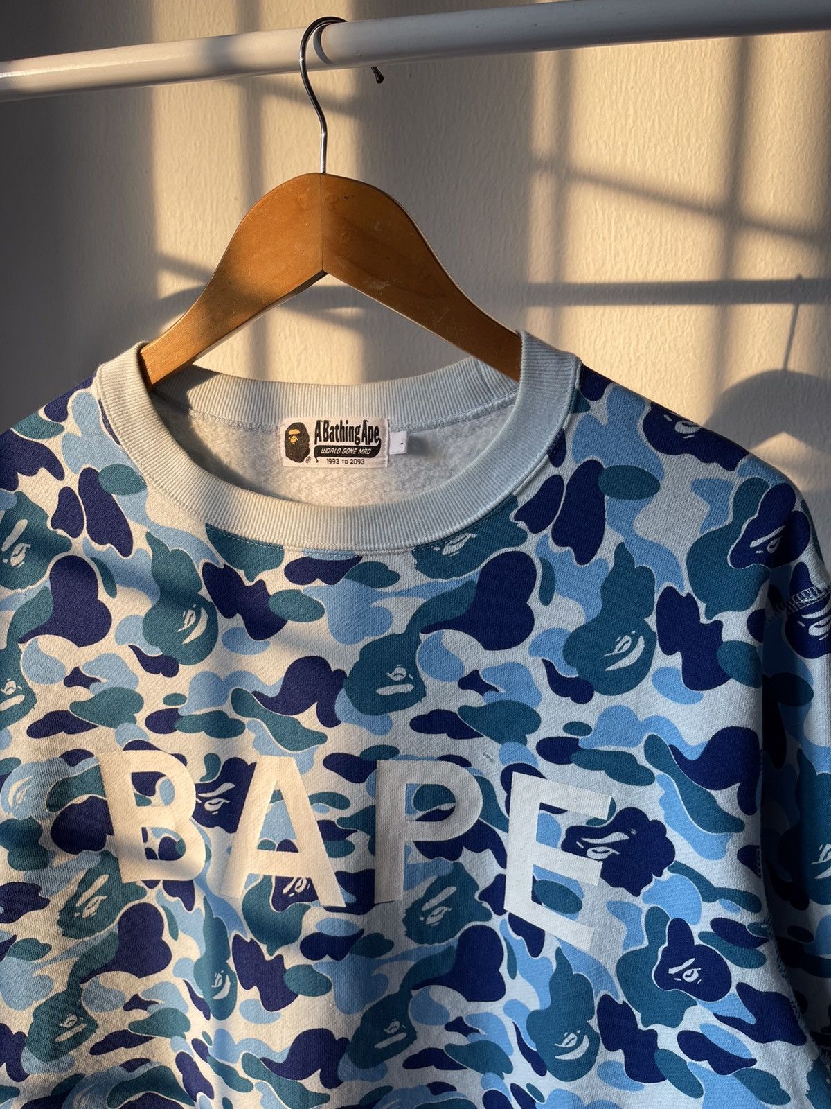 Bape ABC Camo Bape Crewneck A2 Size US L / EU 52-54 / 3 - 6 Thumbnail