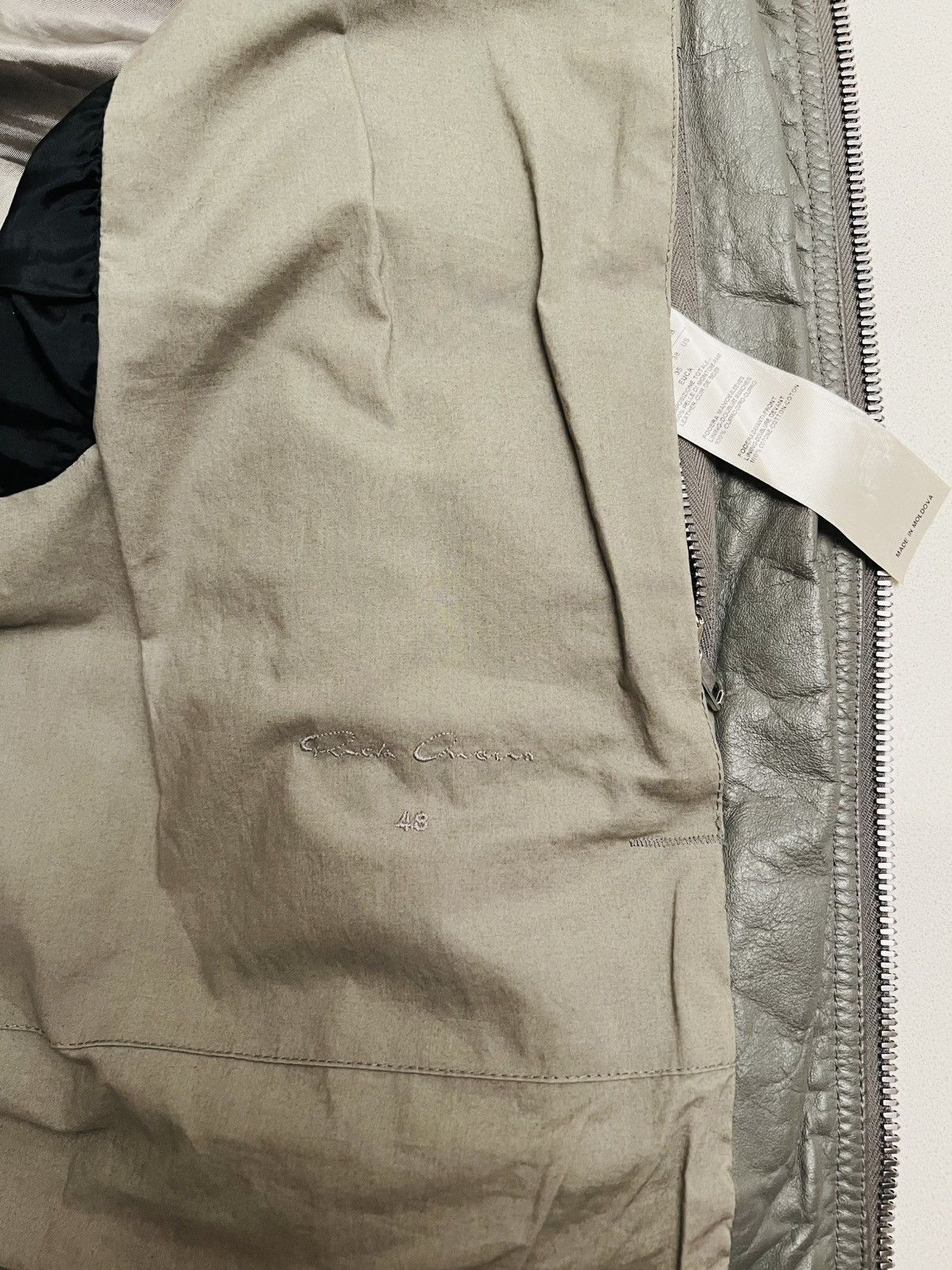 Rick Owens Rick Owens Molino leather jacket Size US M / EU 48-50 / 2 - 16 Thumbnail