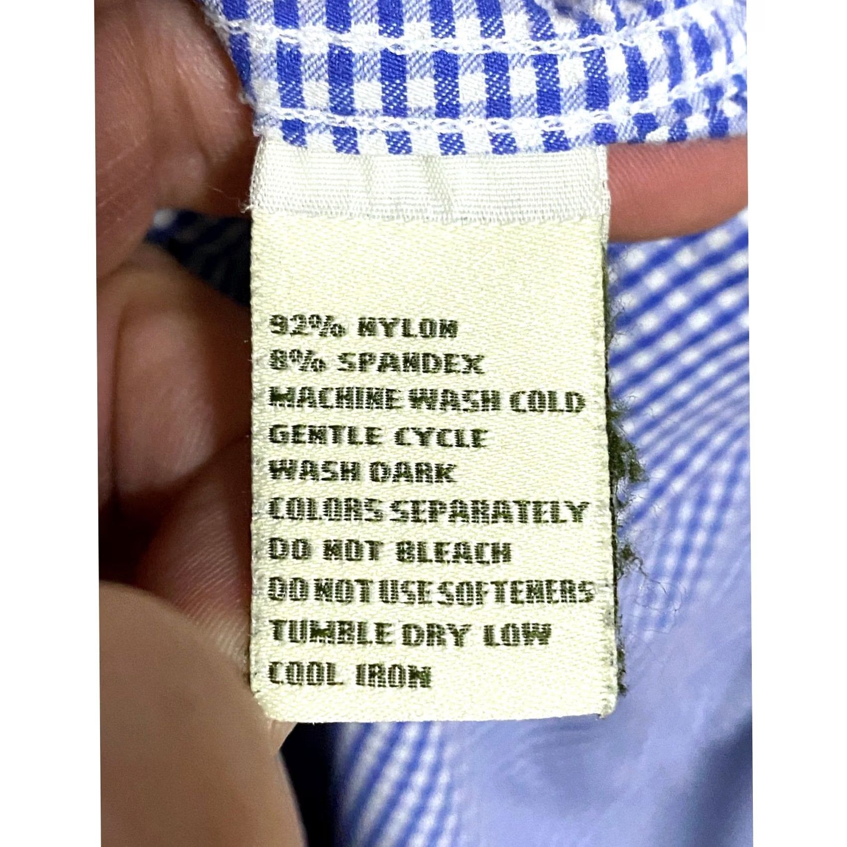 Vintage Donald Ross Button Shirt Mens XXL Blue White Gingham Golf Classic Office Work Size US XXL / EU 58 / 5 - 8 Thumbnail