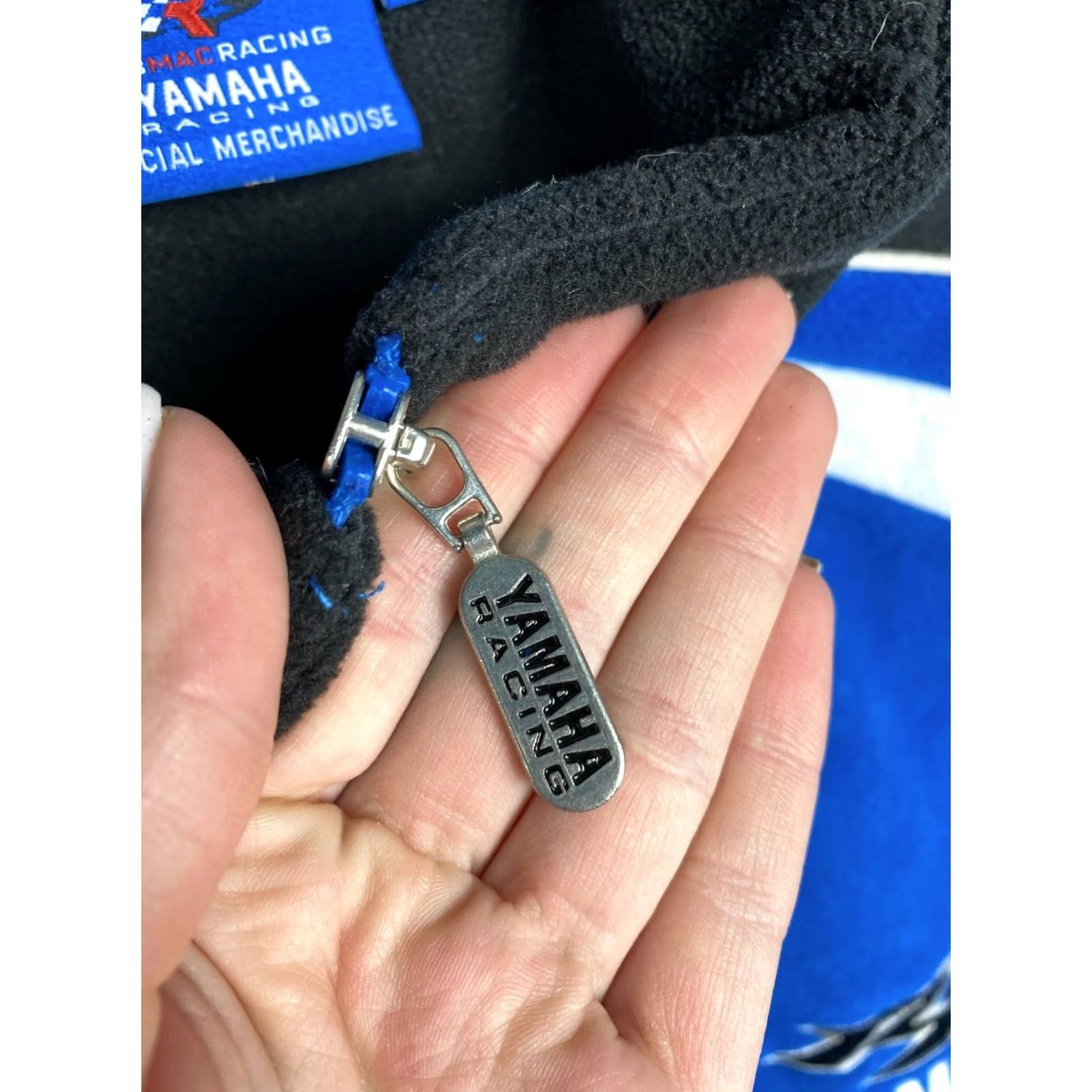 Yamaha Yamaha Racing Team Vintage Mens Fleece Jacket Size S Blue Embroidered Logo Zipper Jacket Men S Fleece Racing 90s Size US S / EU 44-46 / 1 - 3 Thumbnail