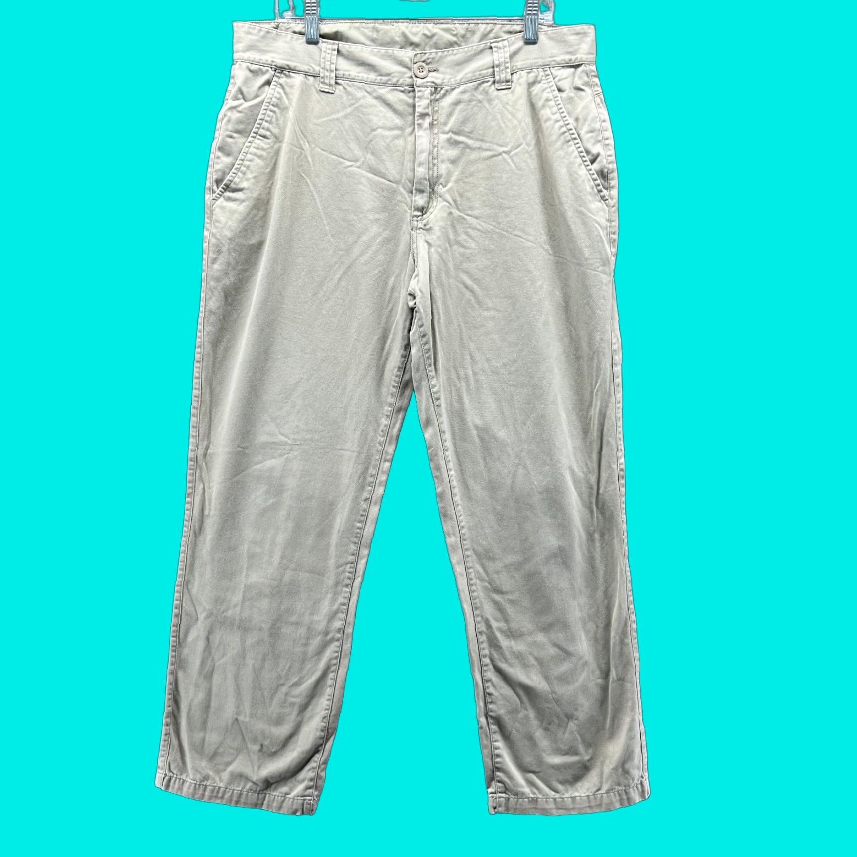 The North Face The North Face Pants Men 36 Beige Chino Flat Front Regular Waist 36 Inseam 30 Straight Pocket Solid Canvas Cotton Size US 36 / EU 52 - 1 Thumbnail