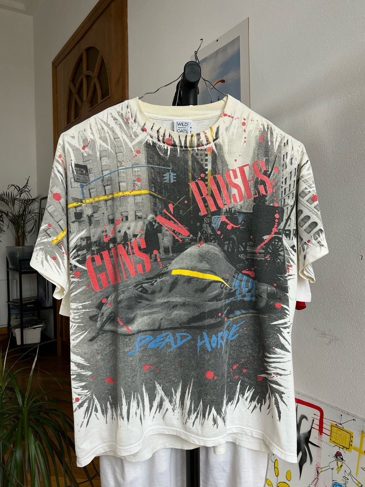 Image of Band Tees x Guns N Roses Vintage Guns N Roses Tee XL in Tie Dye, Men's