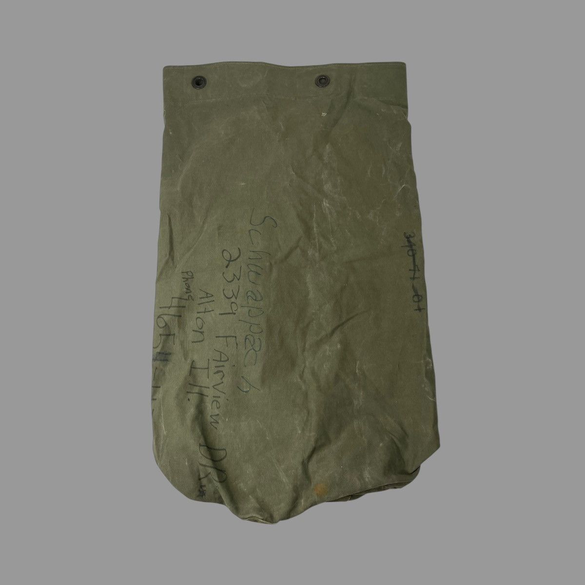 Vintage Vintage 1950s Usn stenciled military canvas duffle bag Size ONE SIZE - 2 Thumbnail