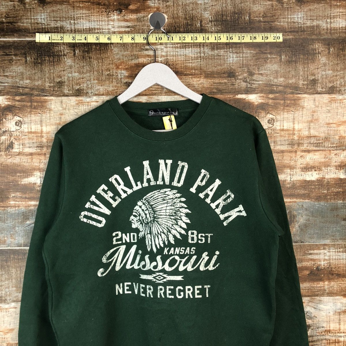 Japanese Brand Missouri Green vintage Sweatshirt #A2017 Size US S / EU 44-46 / 1 - 2 Thumbnail