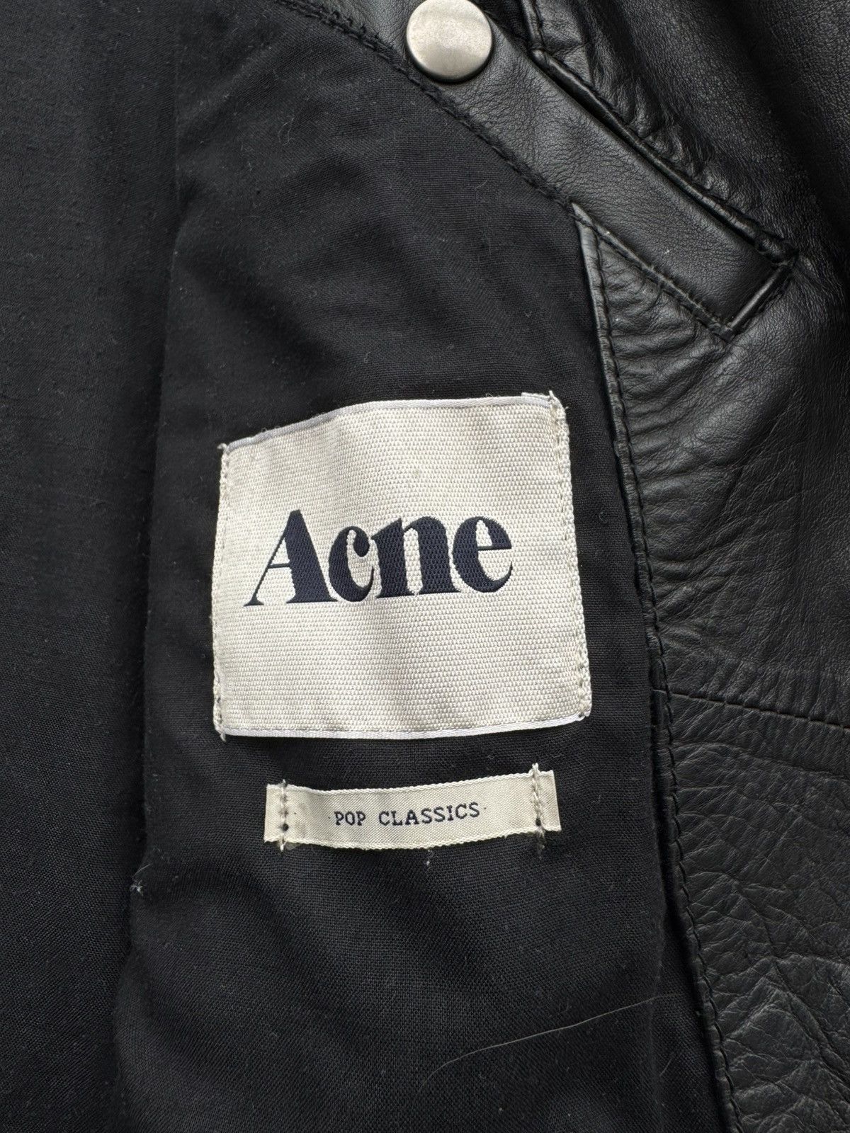 Acne Studios Acne Studios SS11 Leather Biker Jacket Size US L / EU 52-54 / 3 - 5 Thumbnail