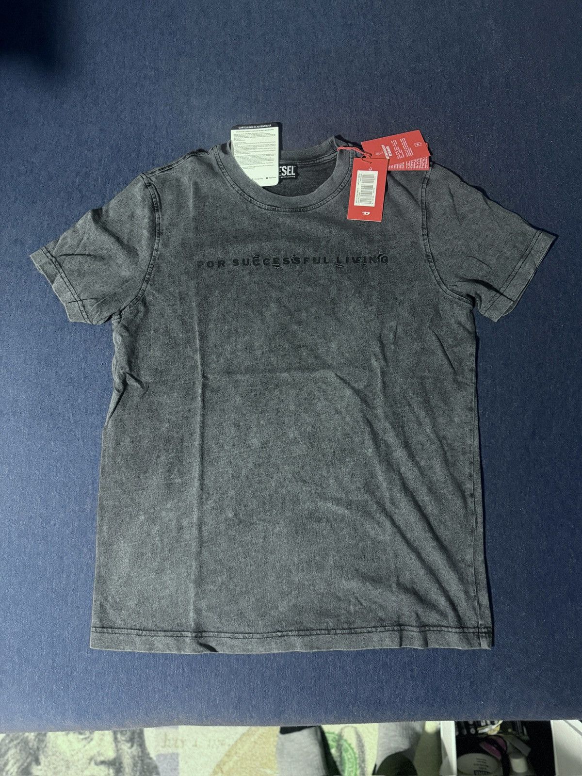 Diesel Diesel vintage effect E5 t-shirt Size US M / EU 48-50 / 2 - 2 Thumbnail