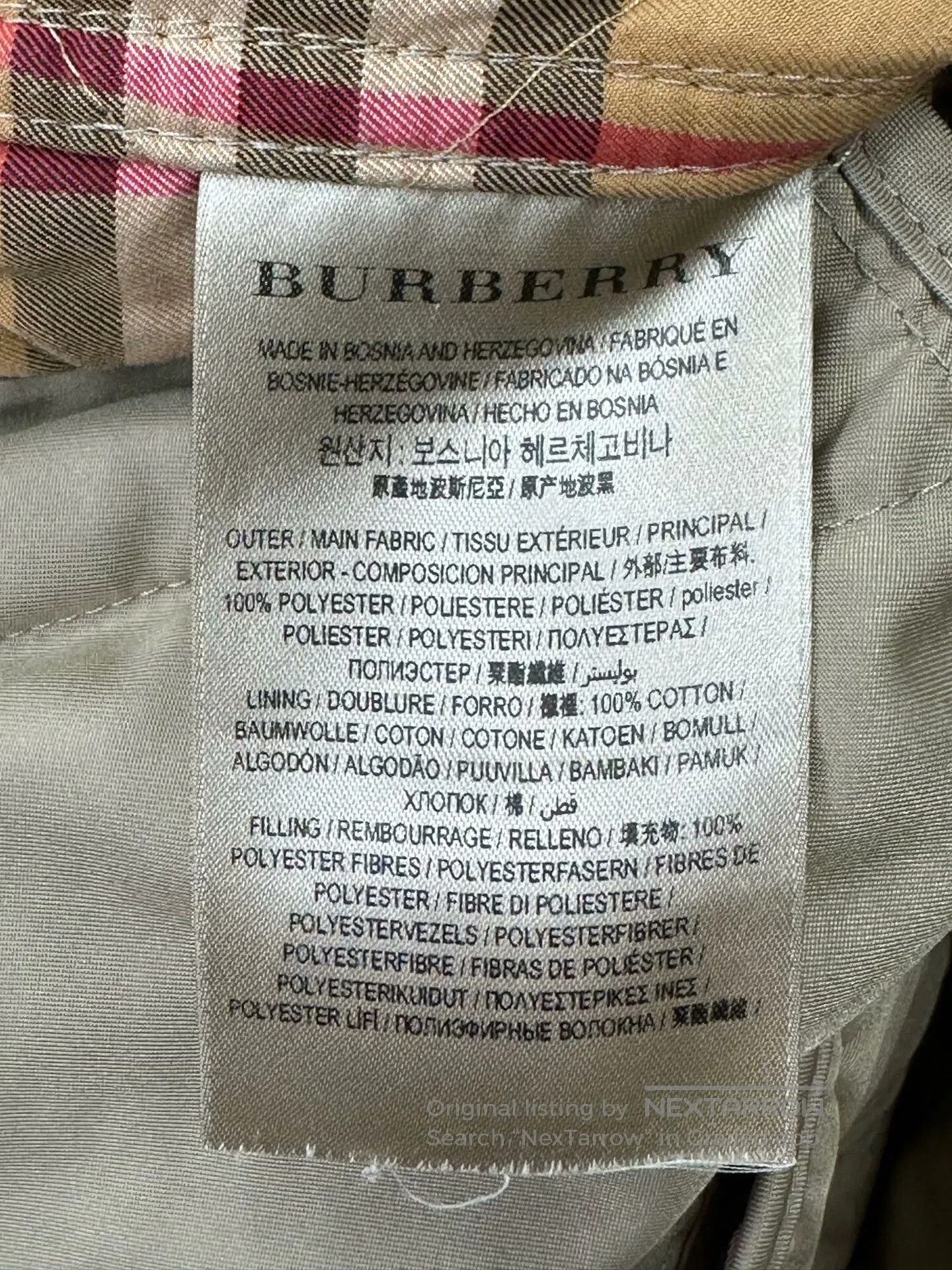 Burberry Burberry Beige Diamond-Quilted Jacket. Size S / US 4 / IT 40 - 4 Thumbnail