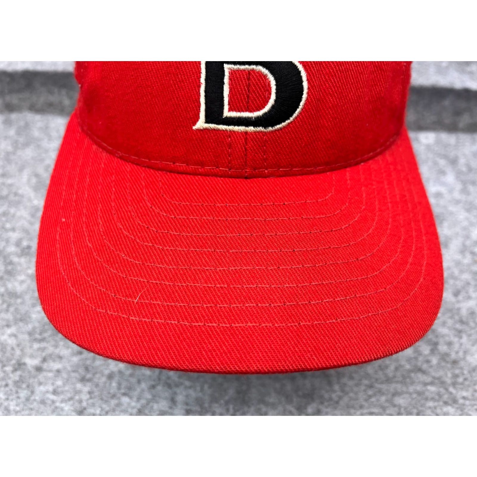 Logo 7 Calhead Hat Cap B Logo Team Hat Cap Fitted Adult Large Red 100% Cotton Twill Embroidered Horse Baseball Cap Mens Size ONE SIZE - 3 Thumbnail