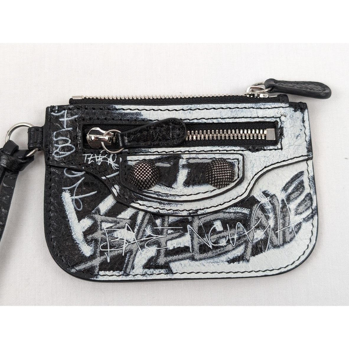 Balenciaga o1rshd1 Size: OS / Grafitti Zip Pouch in Multicolor Size ONE SIZE - 4 Thumbnail